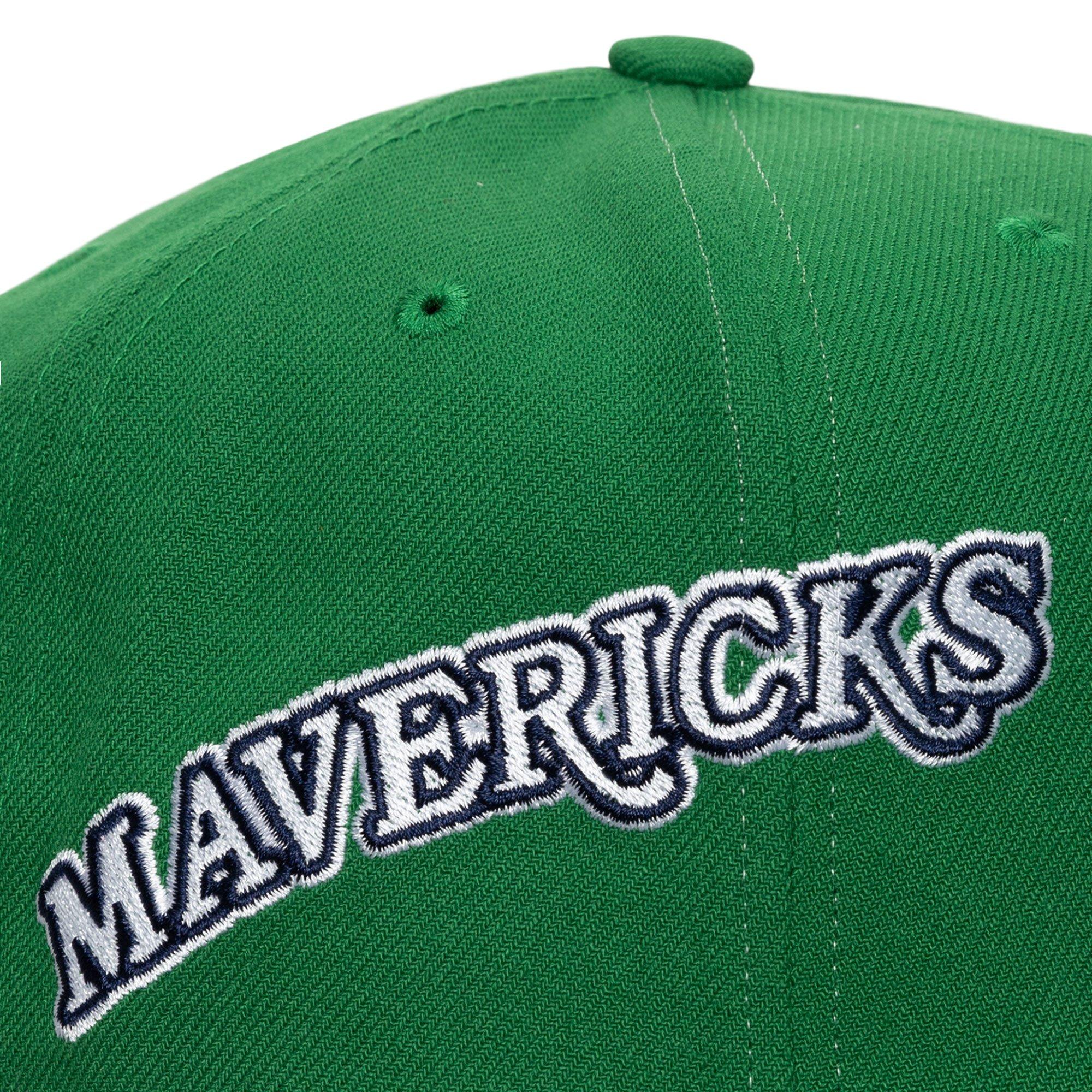 Mitchell & Ness Dallas Mavericks Big Time Pro Snapback-Green