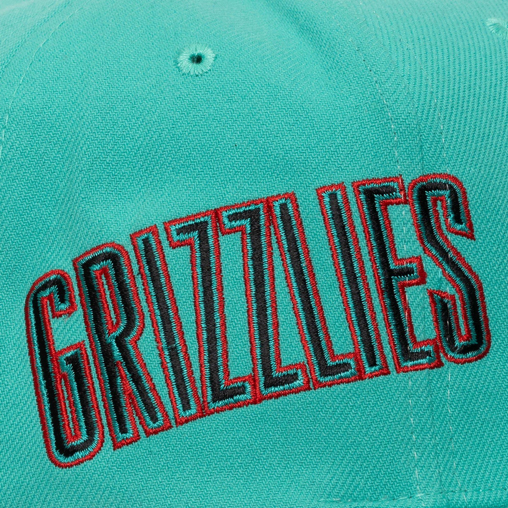 Mitchell & Ness Memphis Grizzlies Big Time Pro Snapback-Teal