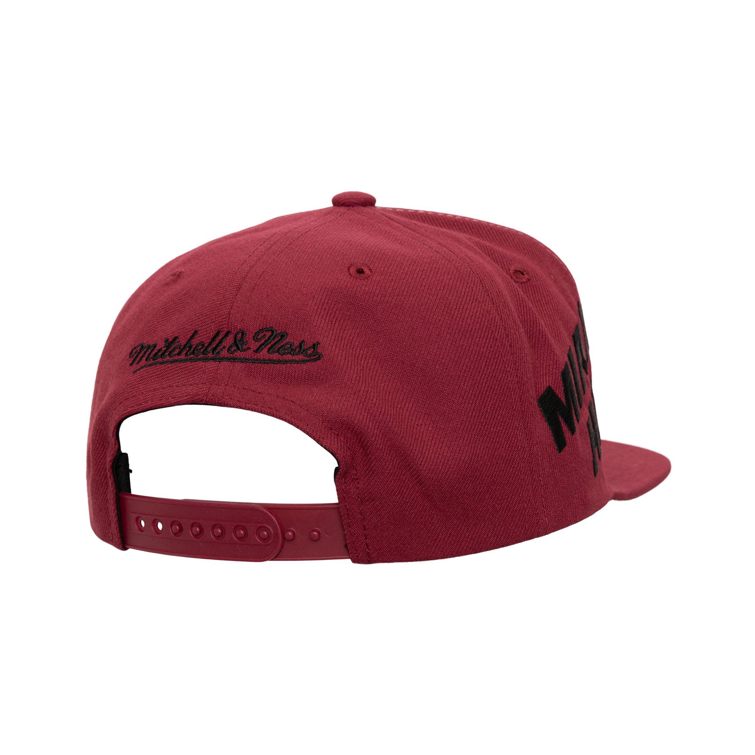 Mitchell & Ness Miami Heat Big Time Pro Snapback-Red