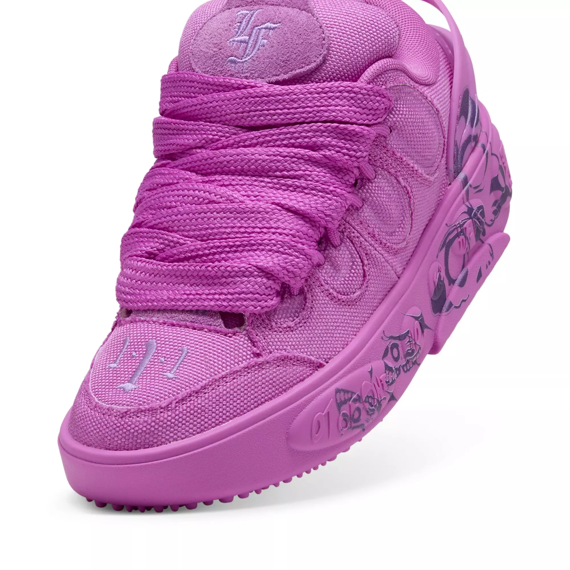 PUMA LaFrance "Butterfly" Grade School Kids' Shoe - PURPLE