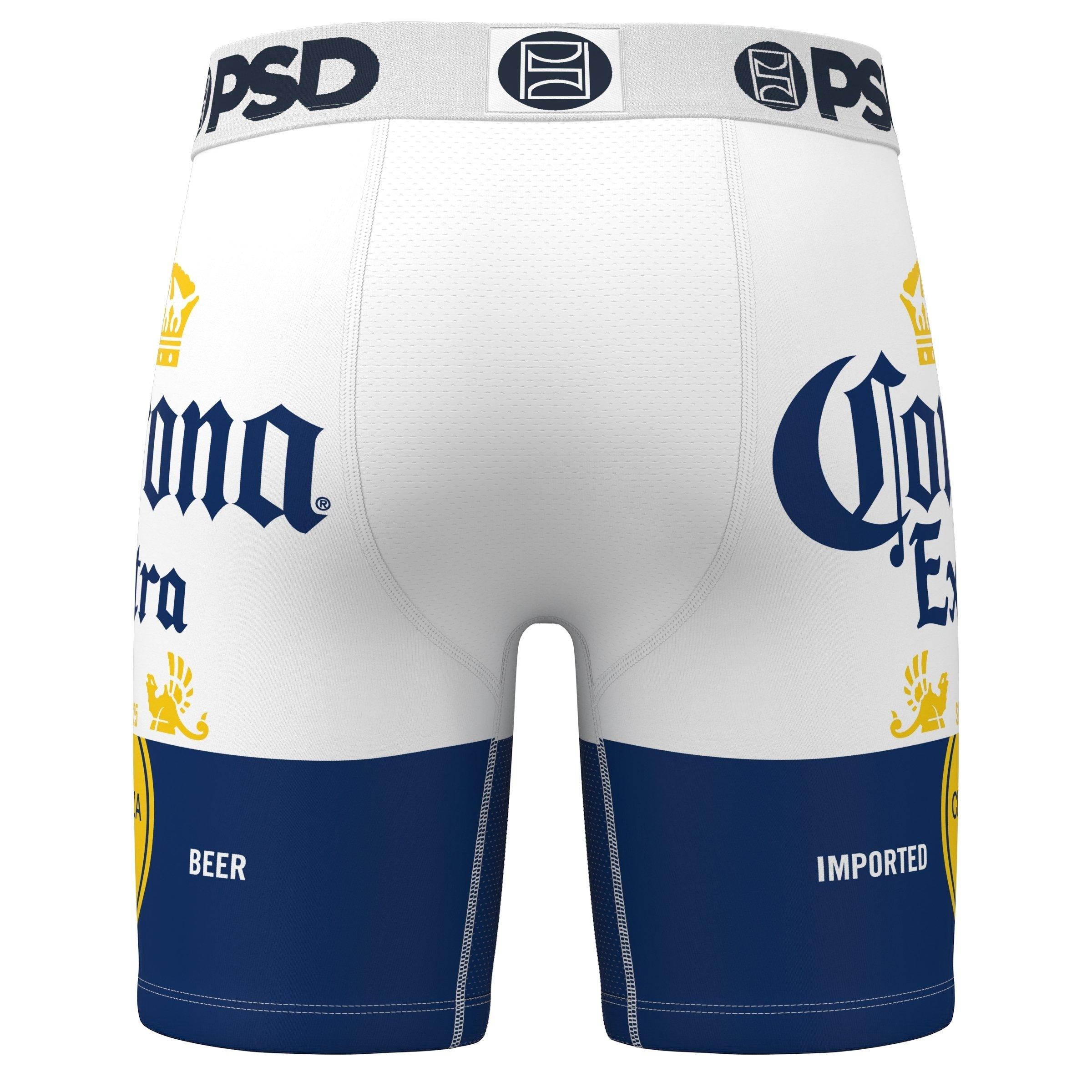 PSD Men's Corona Single Underwear - WHITE/NAVY/GOLD Thumbnail View 2
