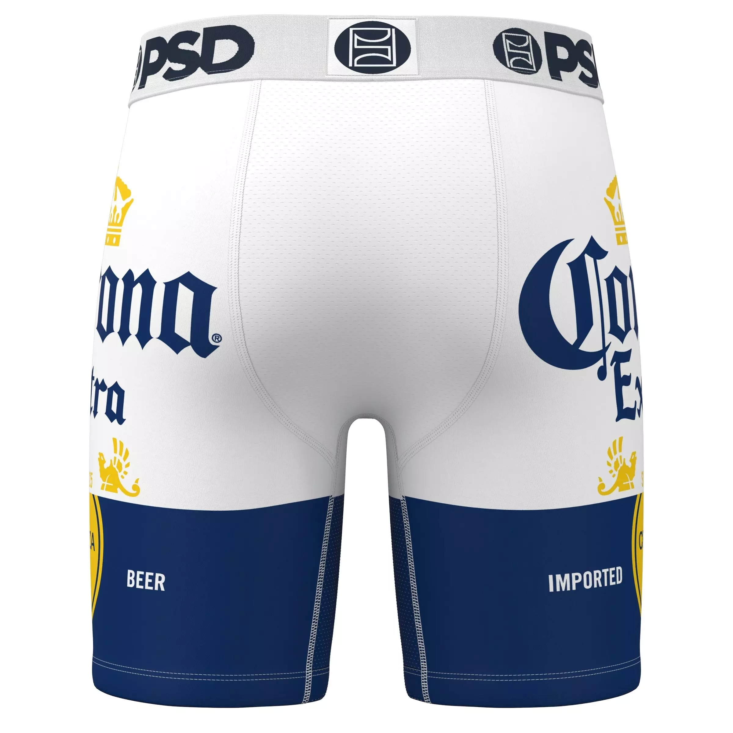 PSD Men's Corona Single Underwear - WHITE/NAVY/GOLD