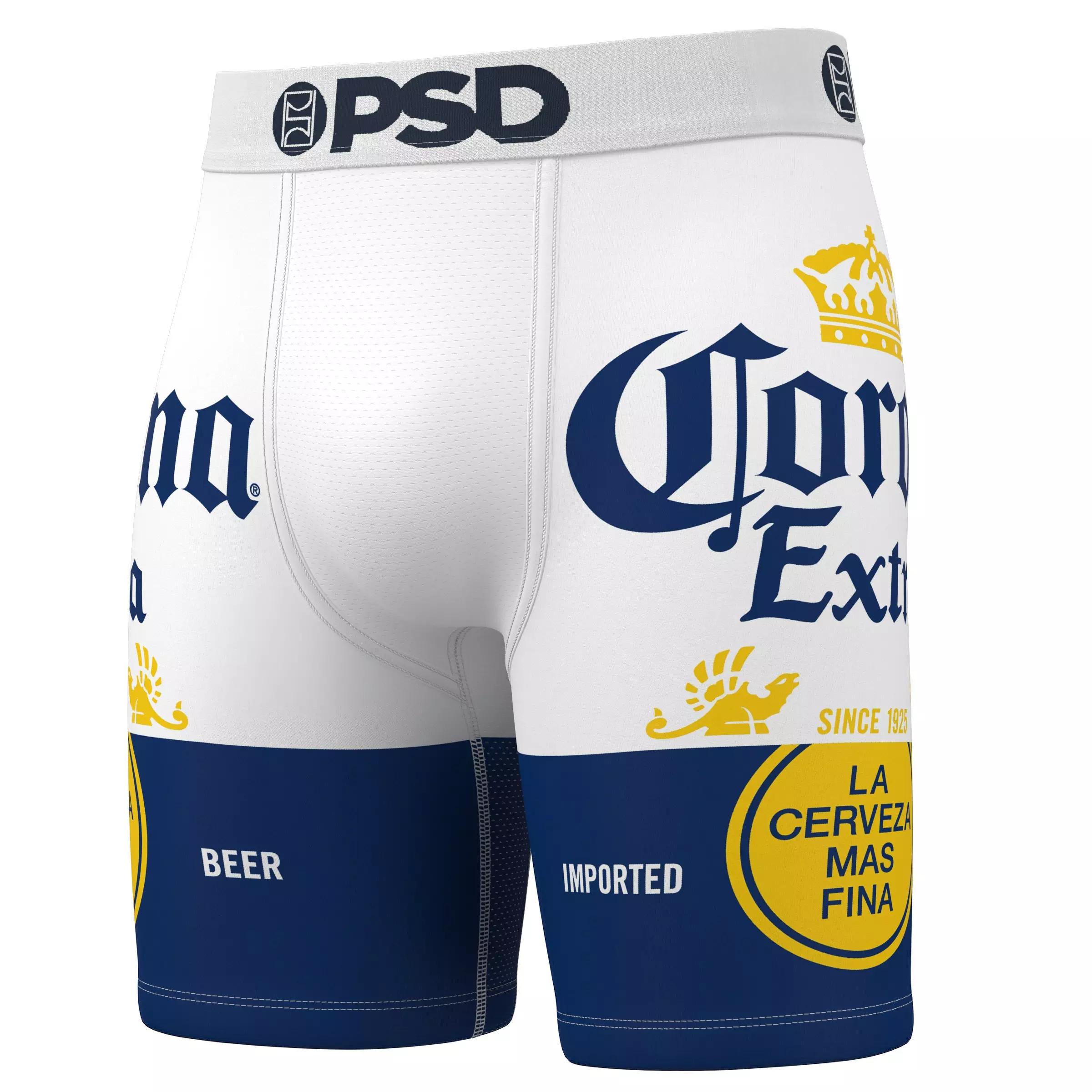 PSD Men's Corona Single Underwear - WHITE/NAVY/GOLD