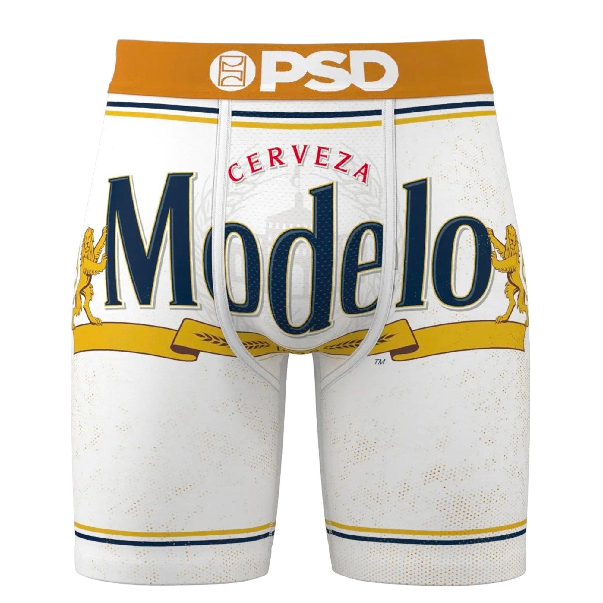 PSD Men's Modelo Underwear - WHITE/GOLD Thumbnail View 1