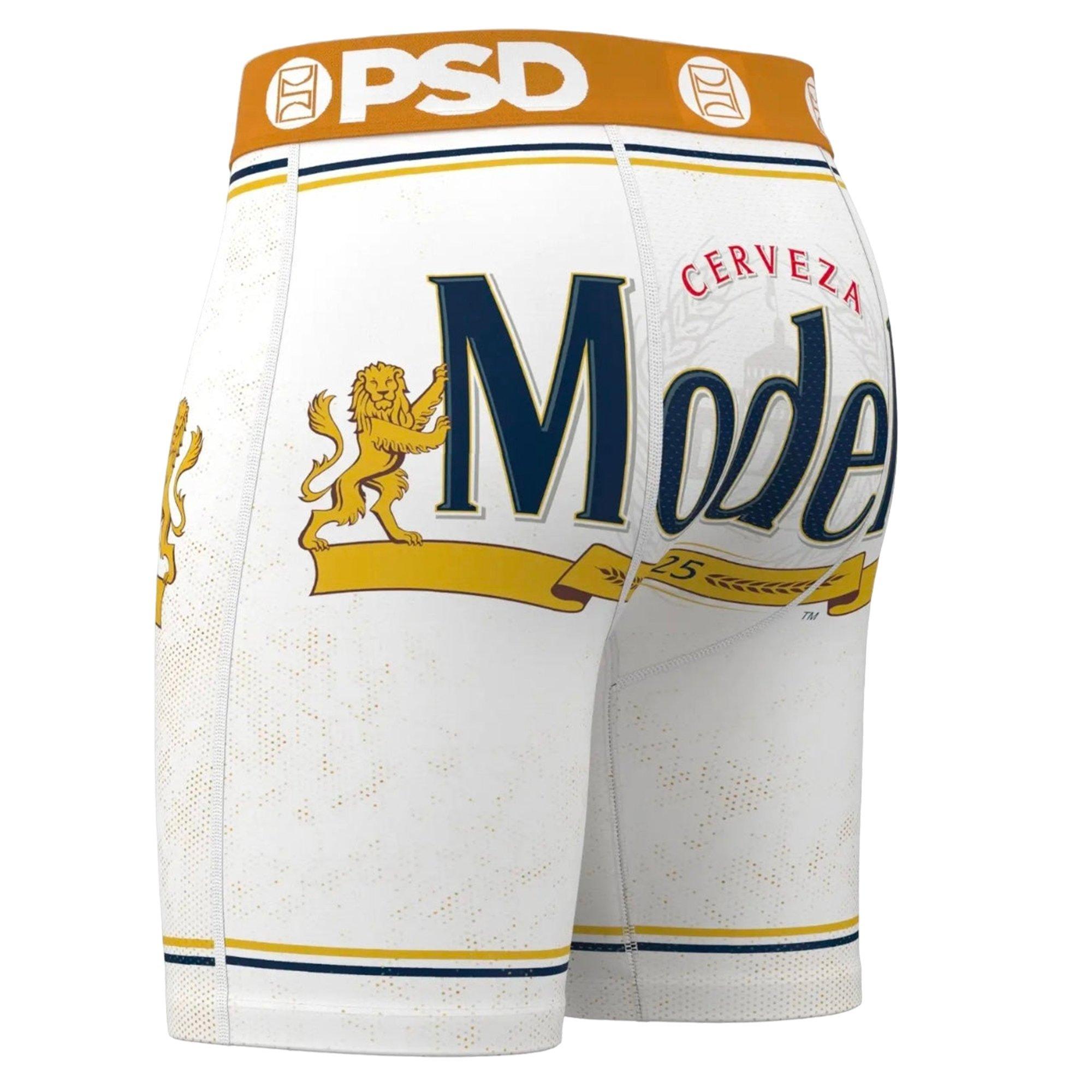 PSD Men's Modelo Underwear - WHITE/GOLD Thumbnail View 4