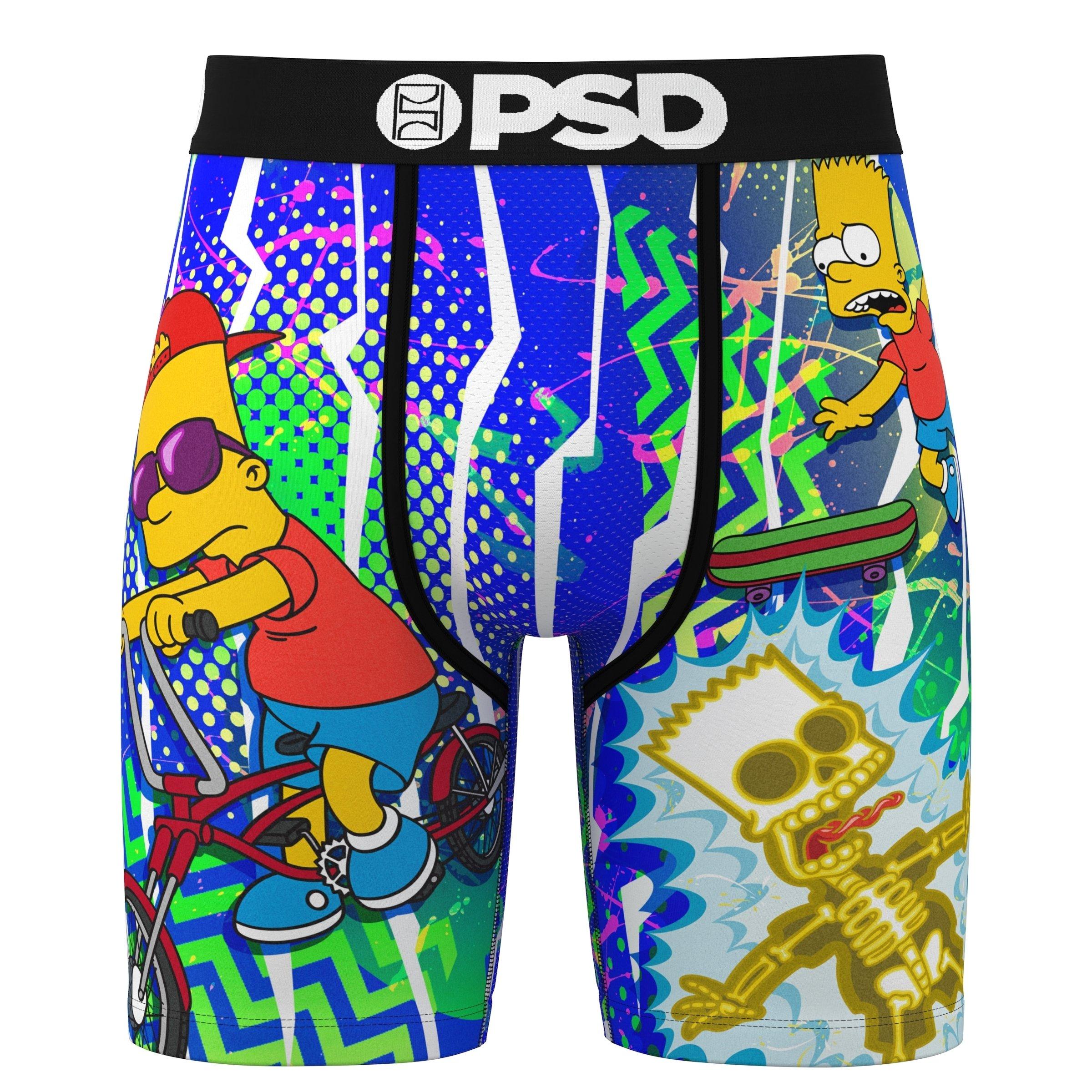 PSD Men's Bart Simpson Vibes Underwear - MULTI-COLOR Thumbnail View 1