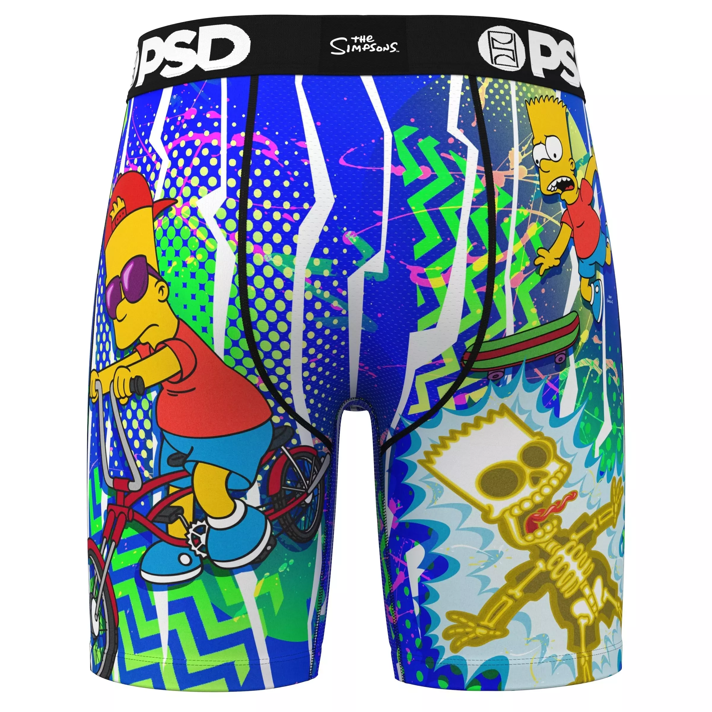 PSD Men's Bart Simpson Vibes Underwear - MULTI-COLOR