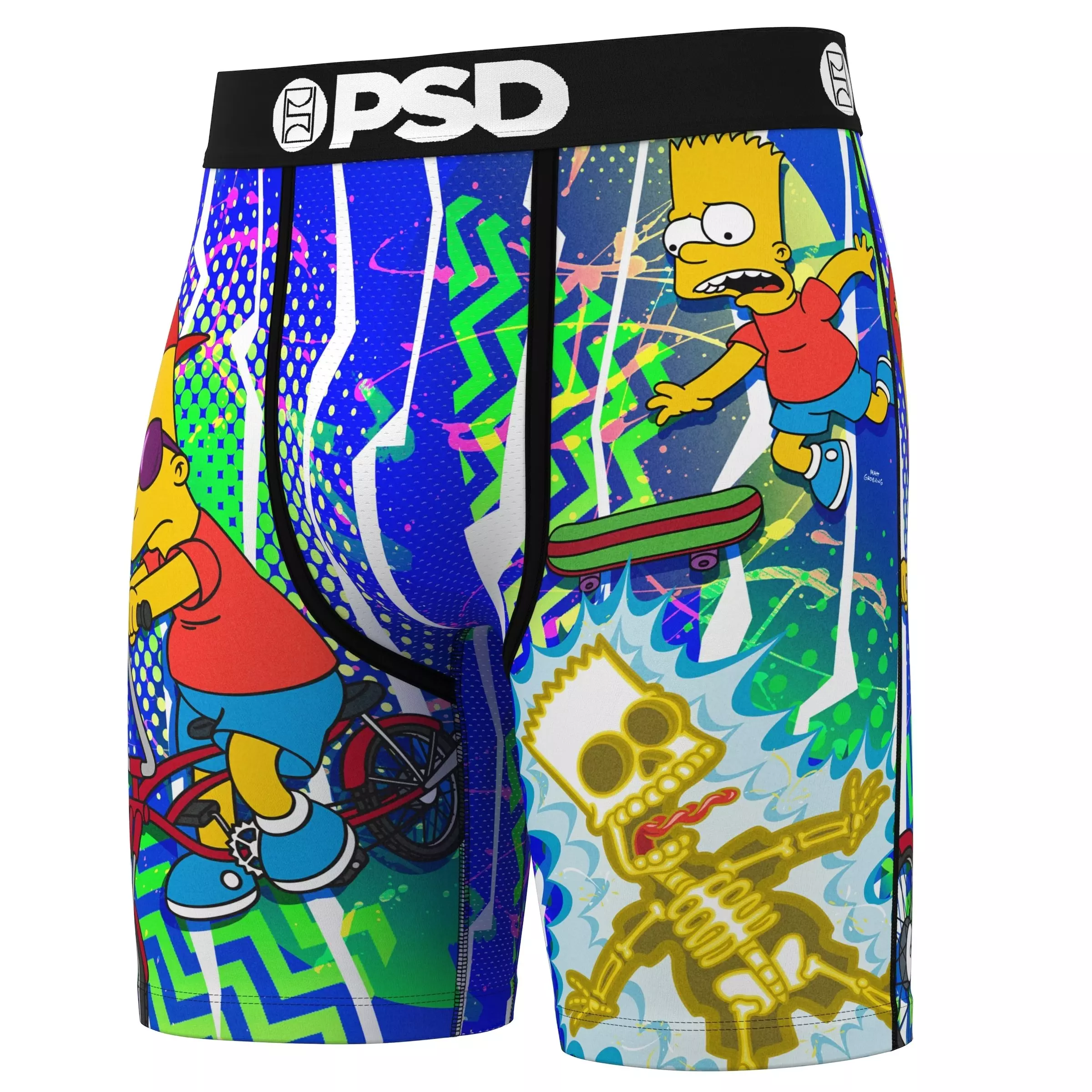 PSD Men's Bart Simpson Vibes Underwear - MULTI-COLOR