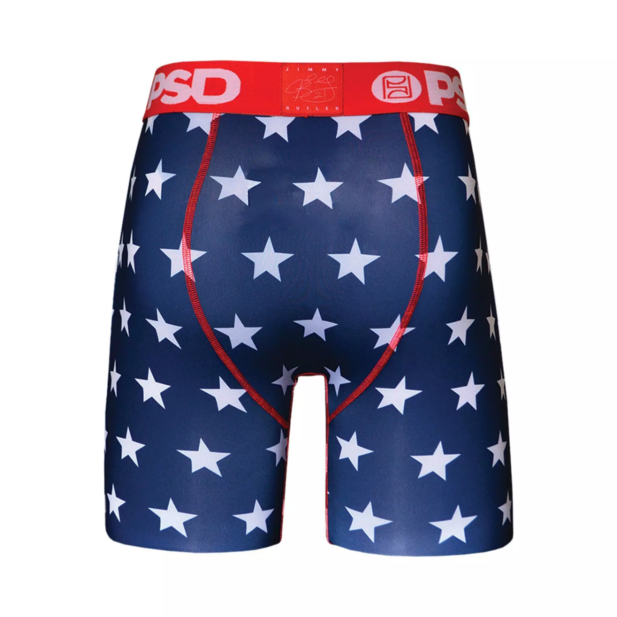 PSD Men's Star Spangle Underwear - WHITE/RED/BLUE