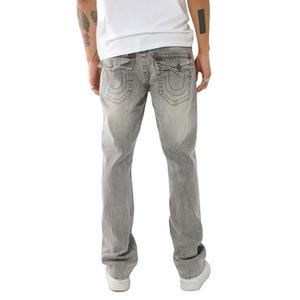 True Religion Men's Ricky Flap Big-T Grail Relaxed Straight Fit Denim Jeans