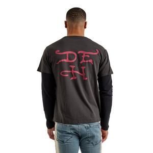 Ed Hardy Men's Tiger Hang Down Thermal Tee