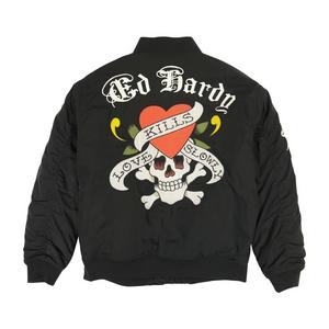 Ed Hardy Men's Skull Bomber Jacket