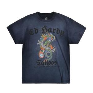 Ed Hardy Men's Dragon Boxy Tee