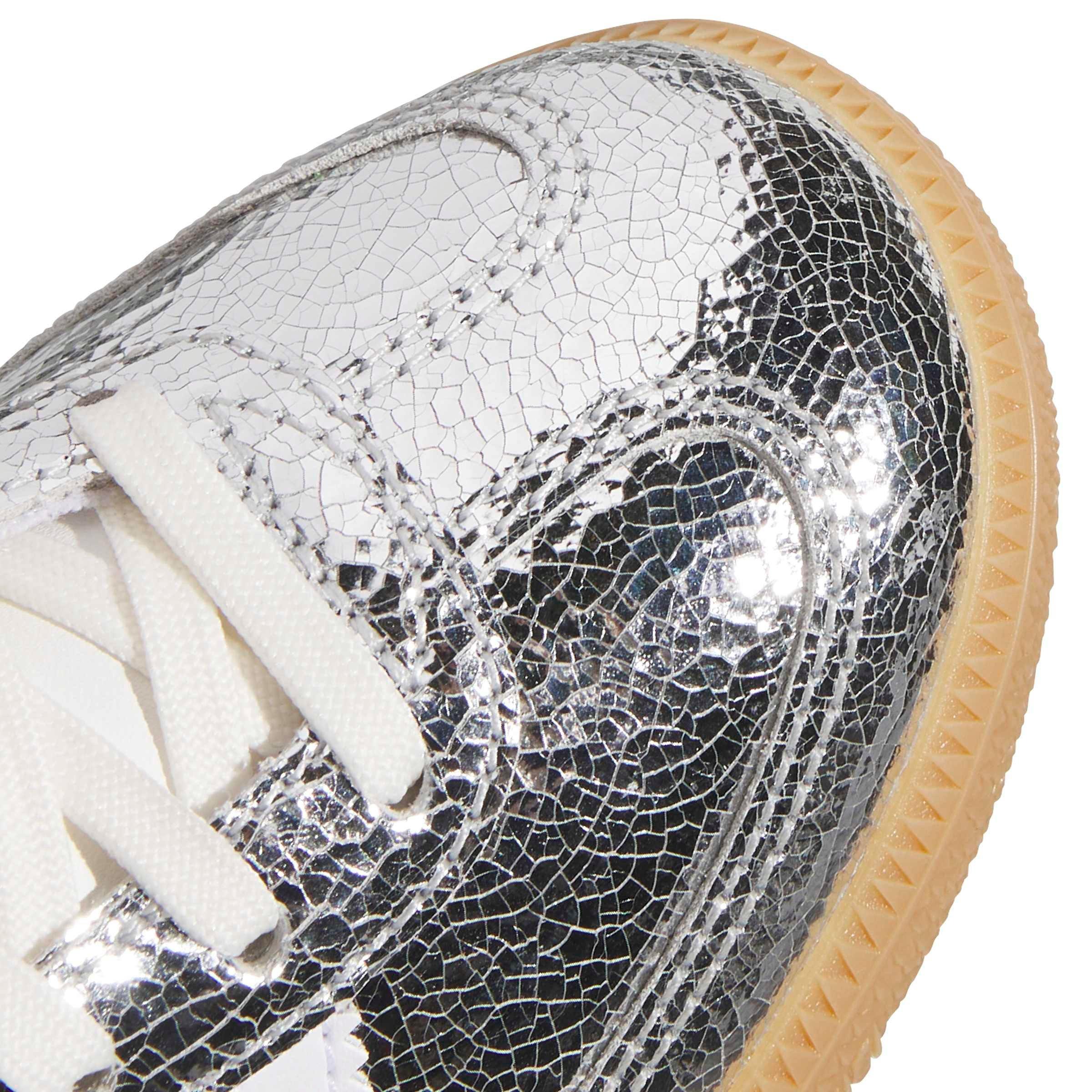 adidas Originals Samba OG Preschool Boys' "Silver Metallic/Ftwr White/Core White" Shoe