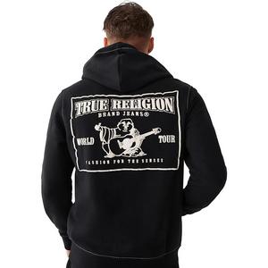 True Religion Men's Big T Zip Up Hoodie