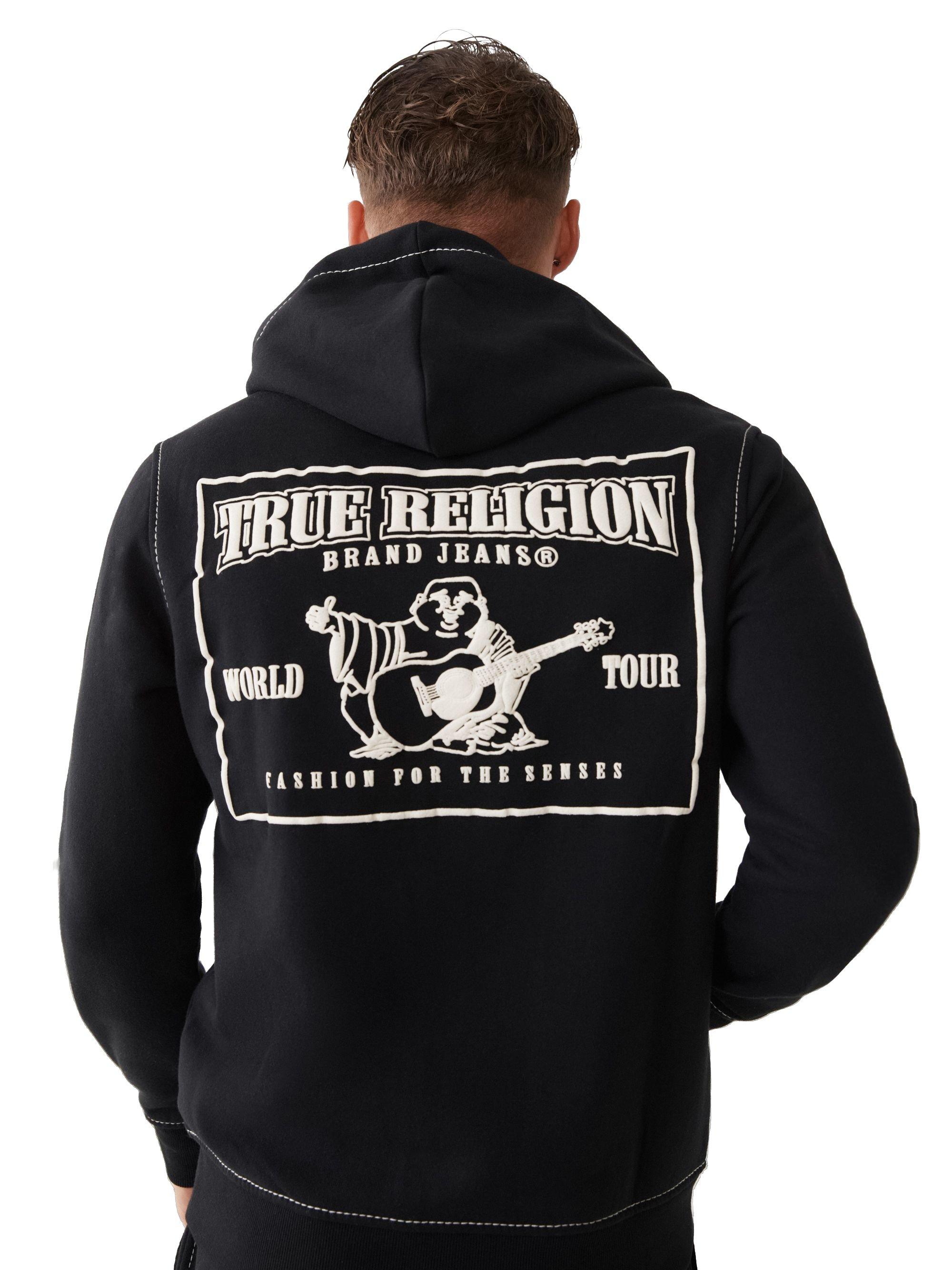 True Religion Big T Zip Up Men's Hoodie