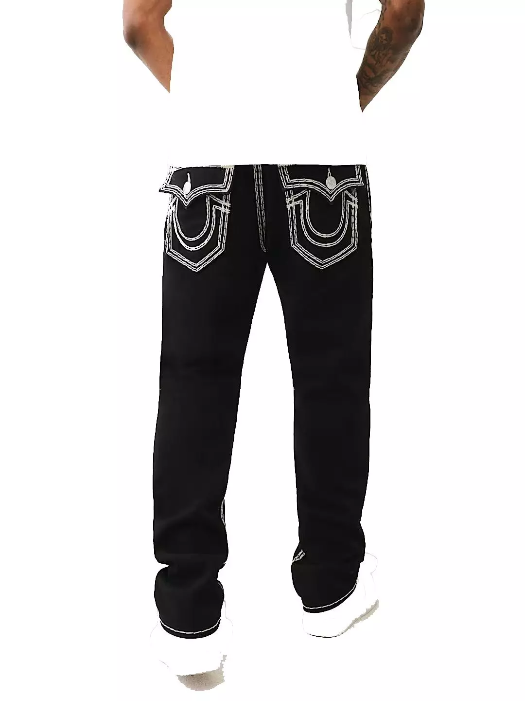 True Religion Men's Ricky Super QT Straight Fit Denim Jeans