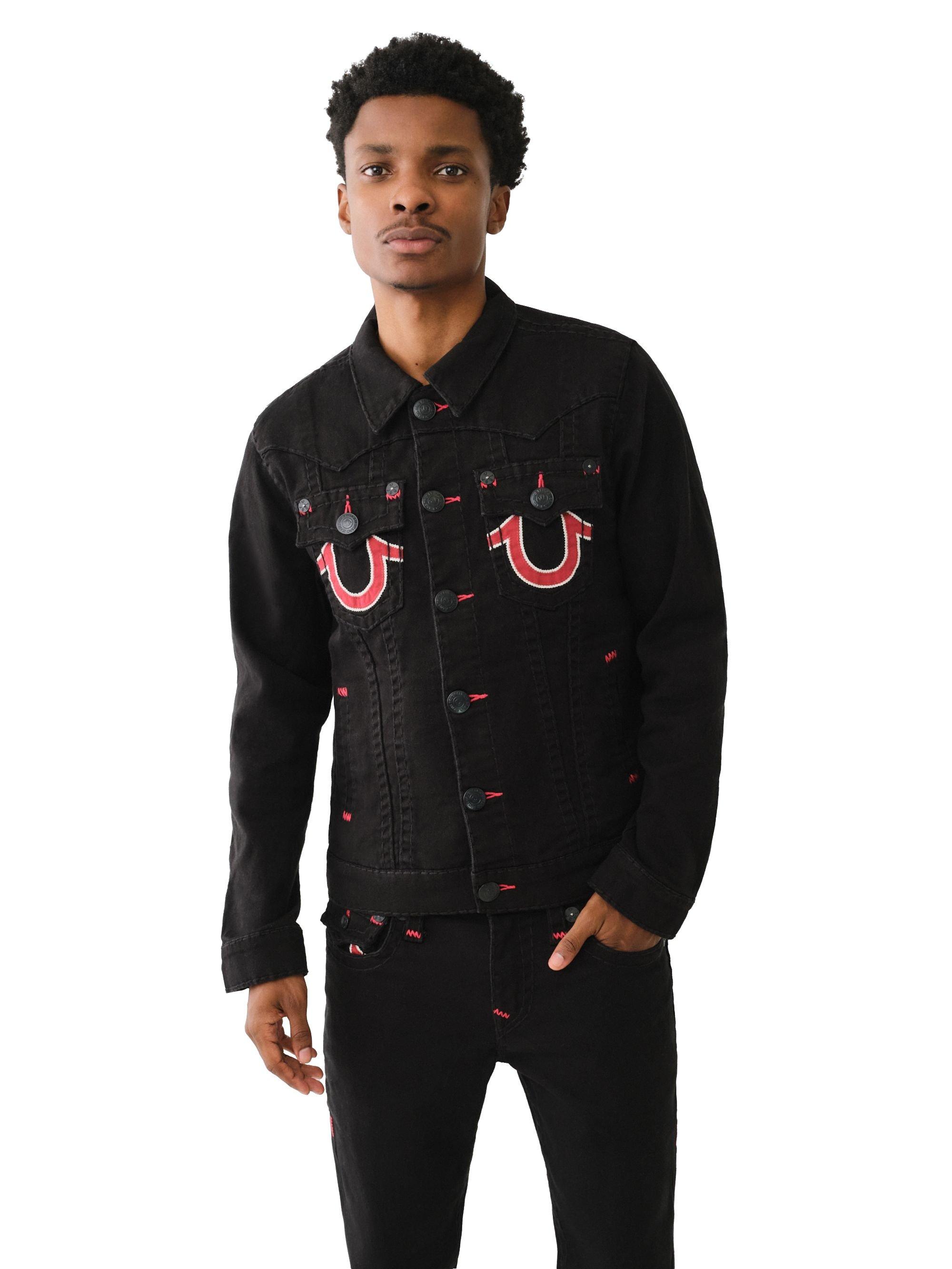 True Religion Men's Jimmy Super T Jacket - BLACK Thumbnail View 1