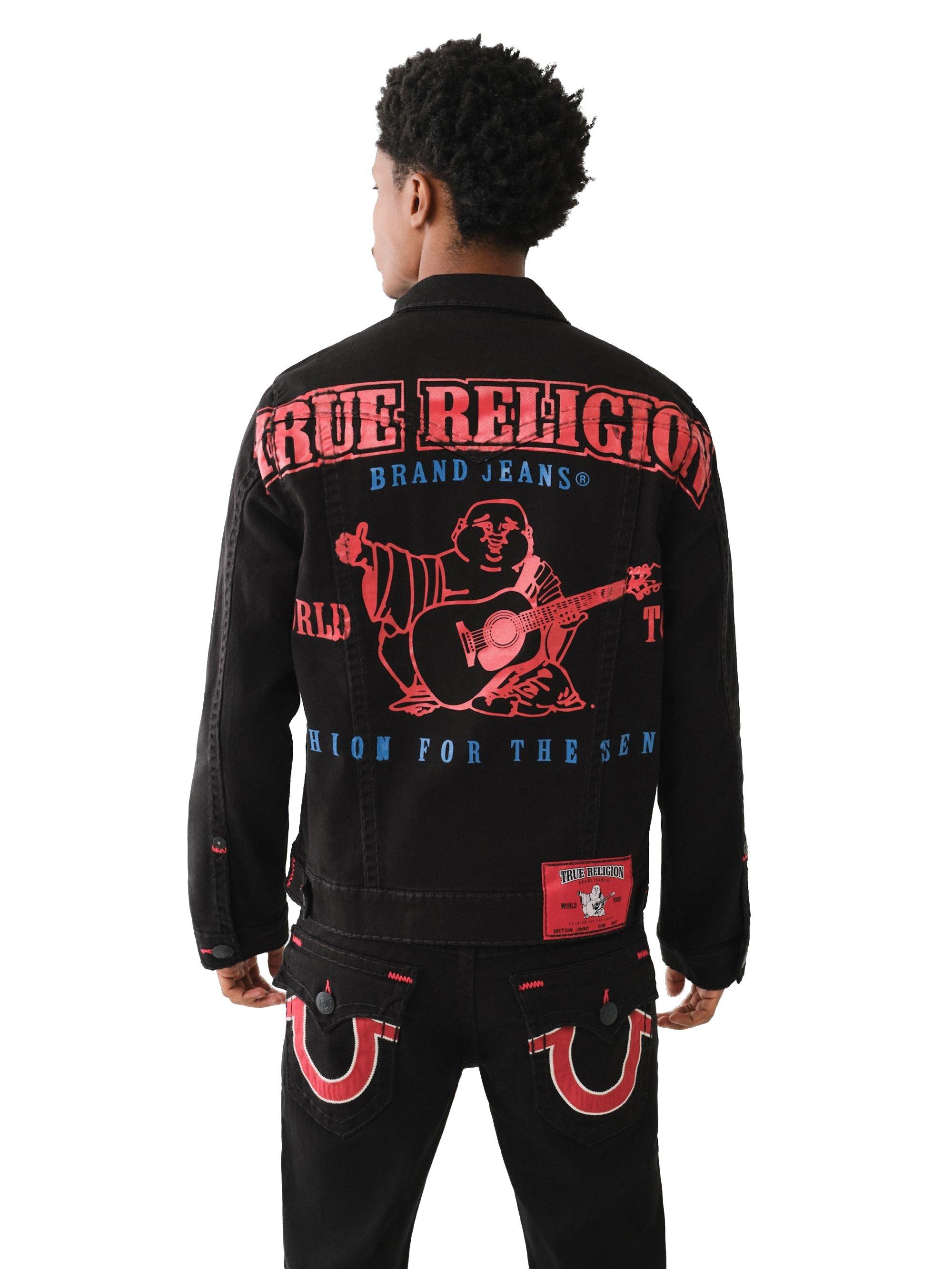 True Religion Men's Jimmy Super T Jacket - BLACK Thumbnail View 2