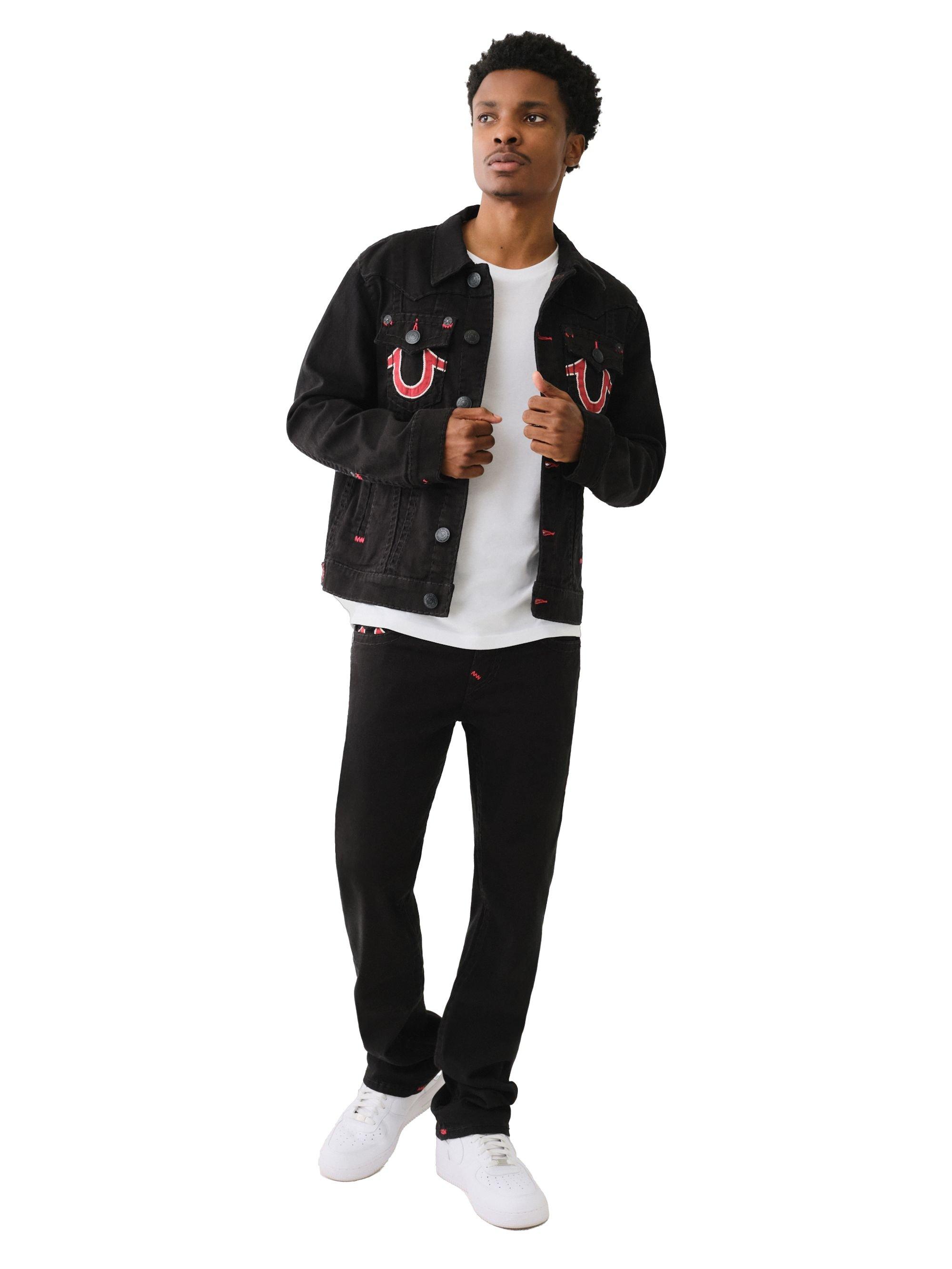 True Religion Men's Jimmy Super T Jacket - BLACK Thumbnail View 4