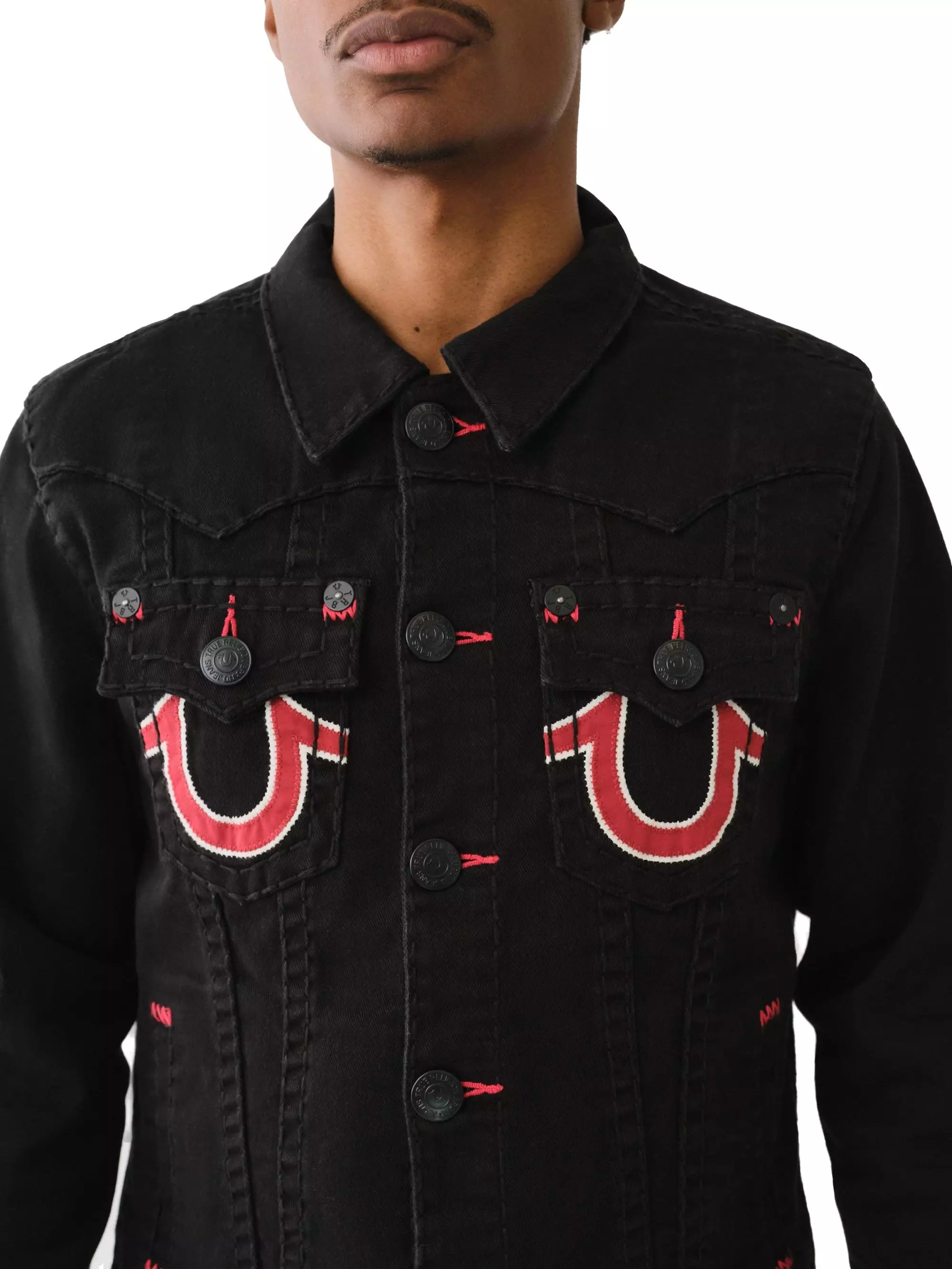 True Religion Men's Jimmy Super T Jacket - BLACK