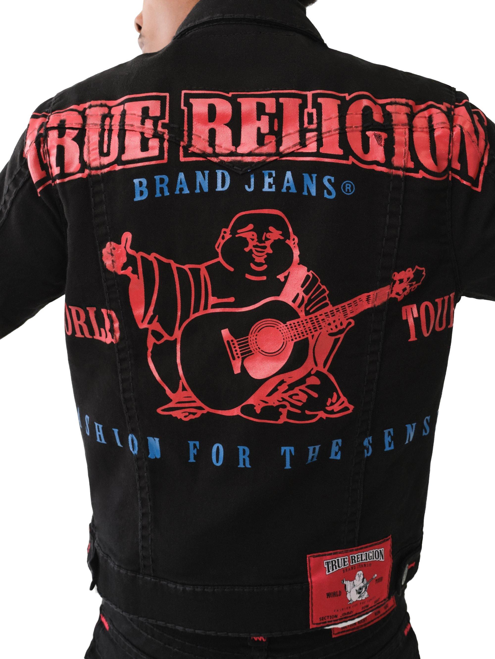 True Religion Men's Jimmy Super T Jacket - BLACK Thumbnail View 6