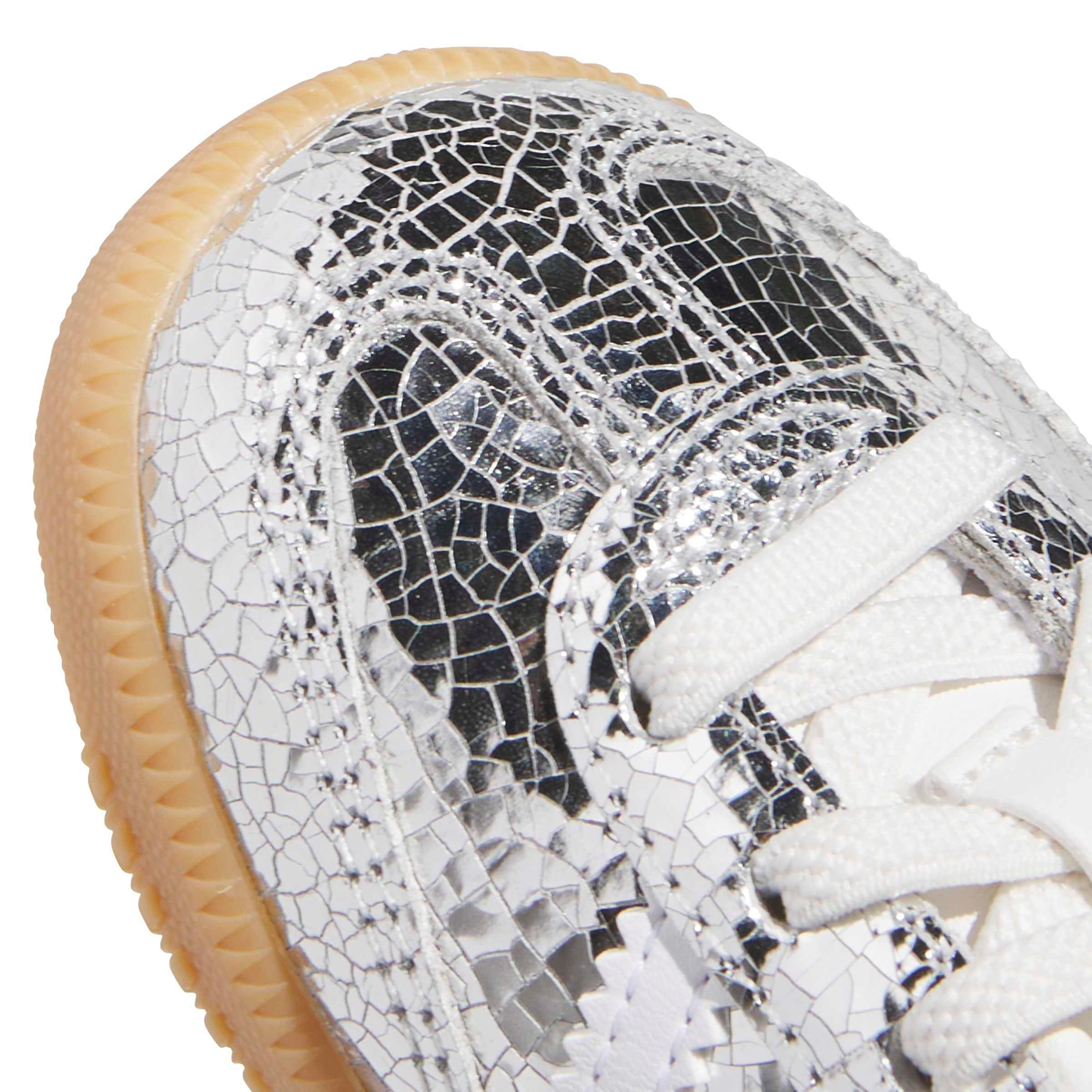 adidas Originals Samba Toddler Kids' "Silver Metallic/White" Shoe