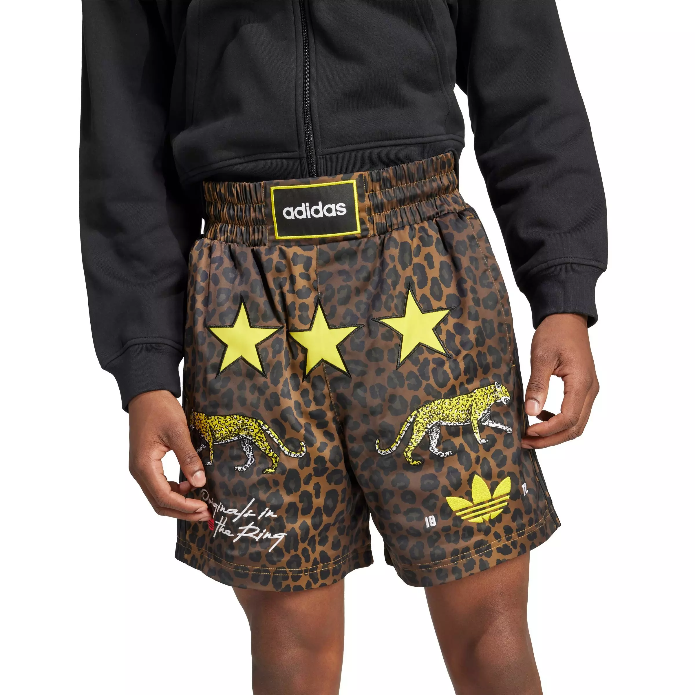 adidas Originals Men's In the Ring Graphic Shorts - BLACK