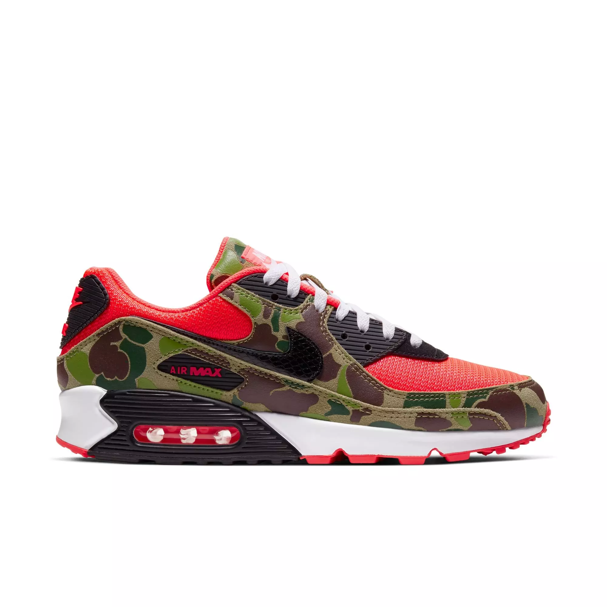 Nike Air Max 90 SP "Reverse Camo" Men's Shoe - GREEN/RED