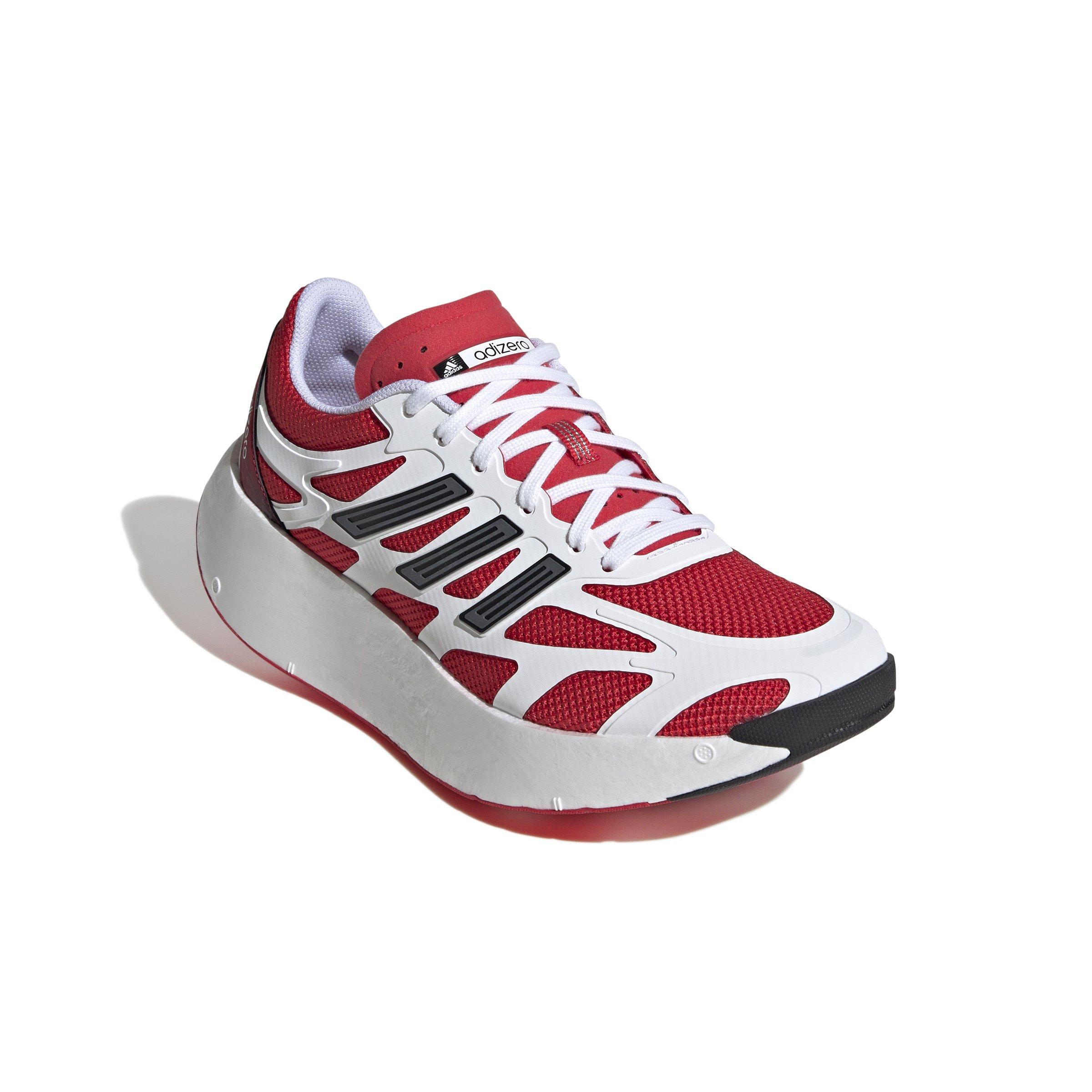 adidas Adizero Aruku "White/Pure Ruby" Men's Shoe - WHITE/RUBY/BLACK Thumbnail View 5