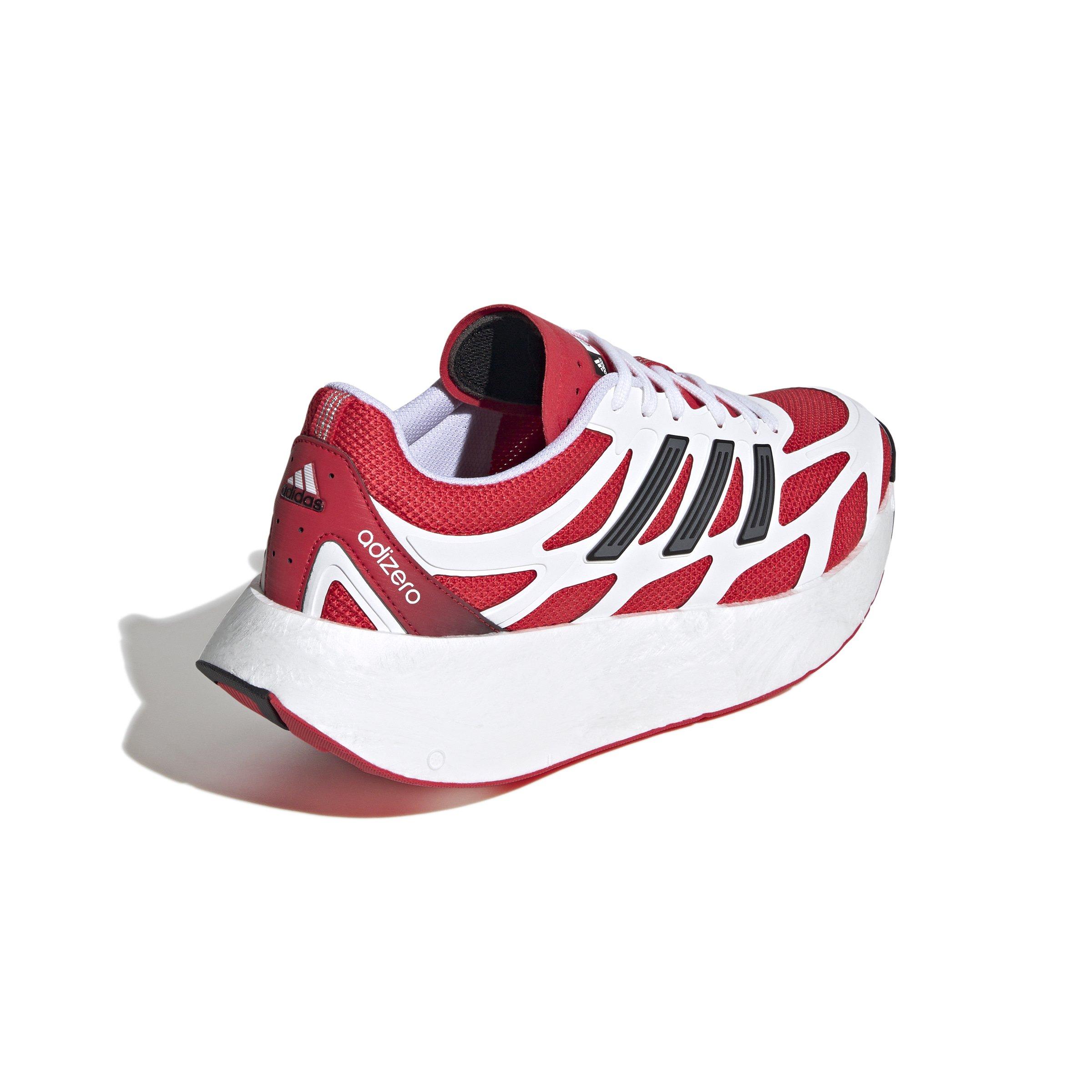 adidas Adizero Aruku "White/Pure Ruby" Men's Shoe - WHITE/RUBY/BLACK Thumbnail View 6