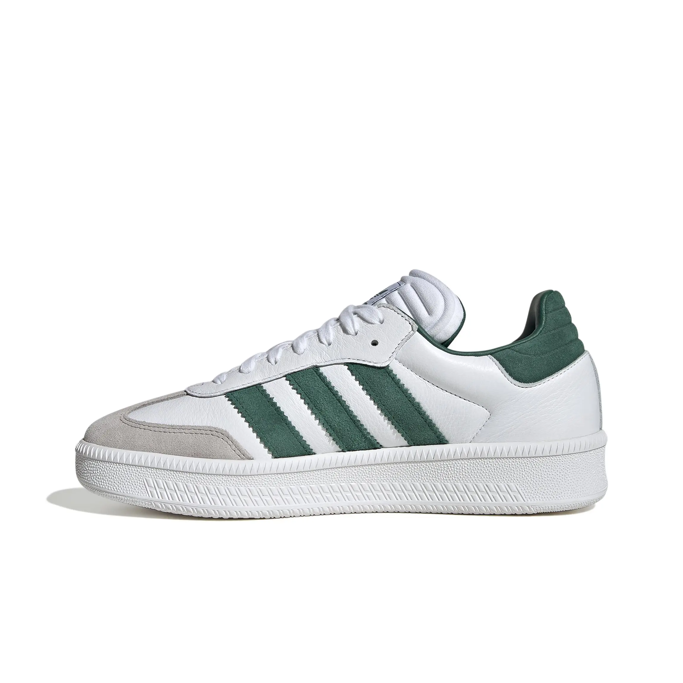 adidas Originals Samba XLG "Ftwr White/Collegiate Green/Clear Granite" Men's Shoe - WHITE/GREEN