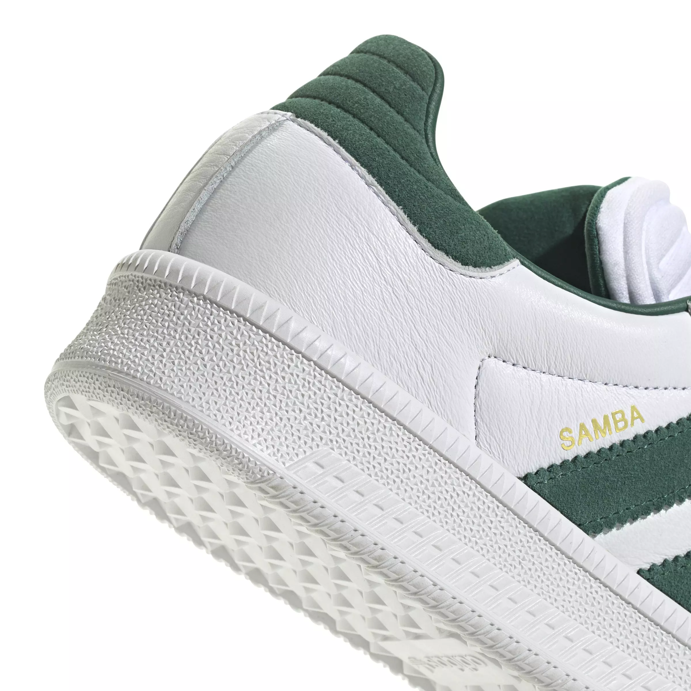 adidas Originals Samba XLG "Ftwr White/Collegiate Green/Clear Granite" Men's Shoe - WHITE/GREEN