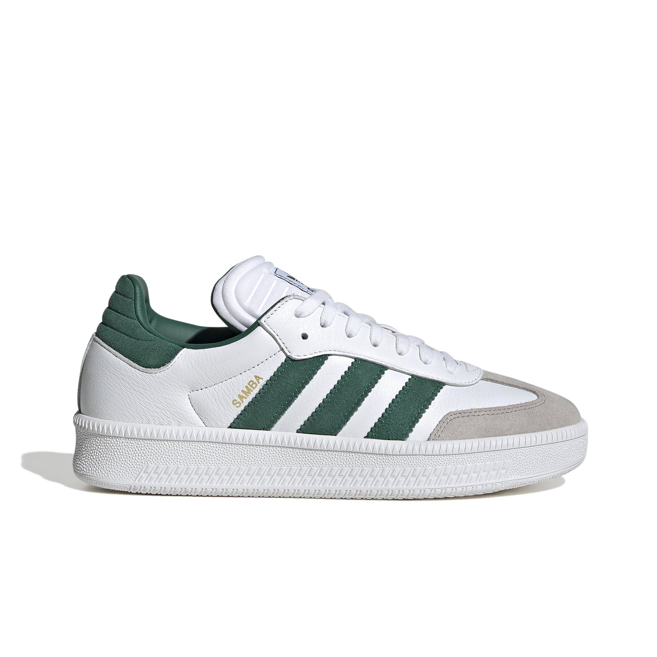 adidas Originals Samba XLG "Ftwr White/Collegiate Green/Clear Granite" Men's Shoe - WHITE/GREEN