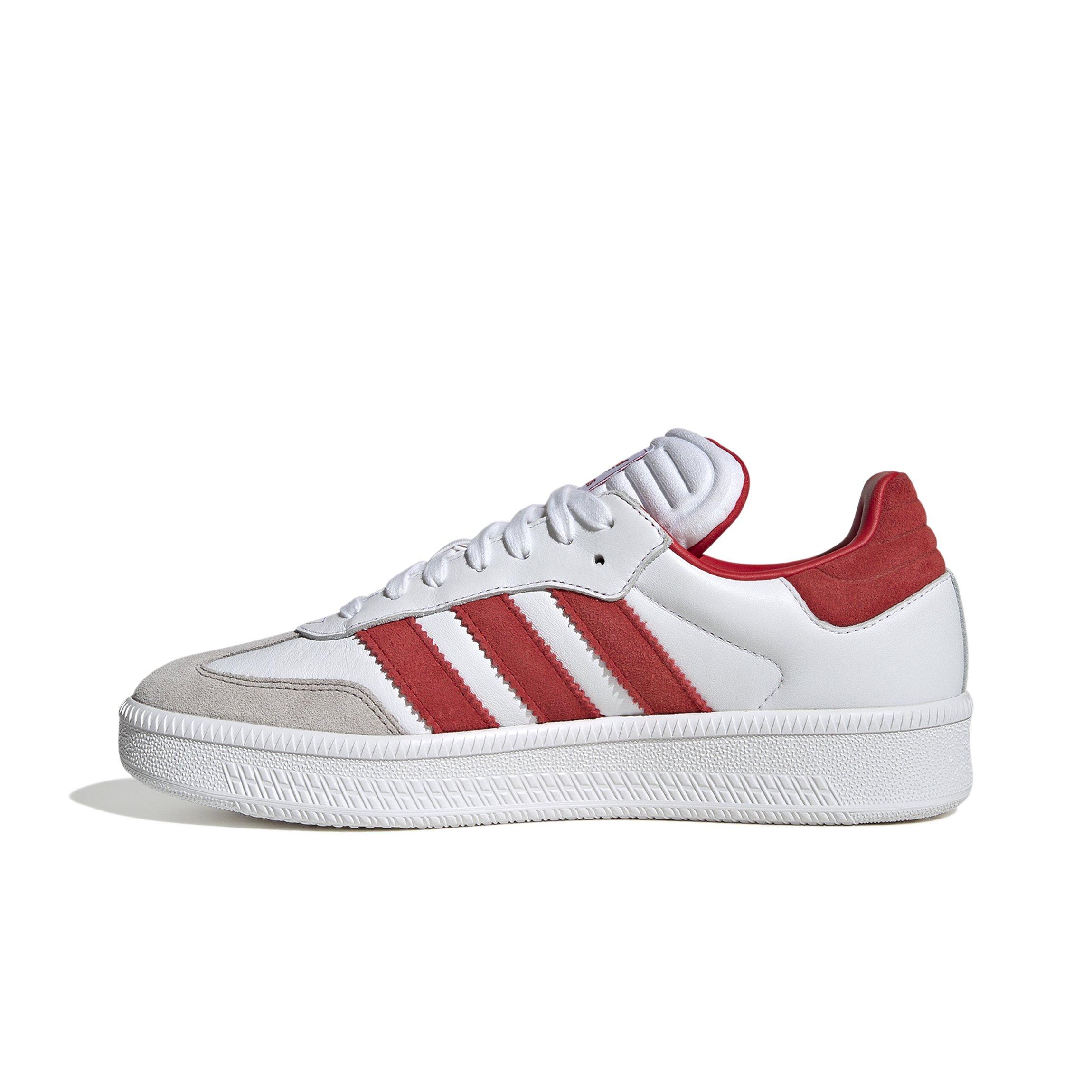 adidas Originals Samba XLG Men's "Ftwr White/Better Scarlet/Clear Granite" Shoe