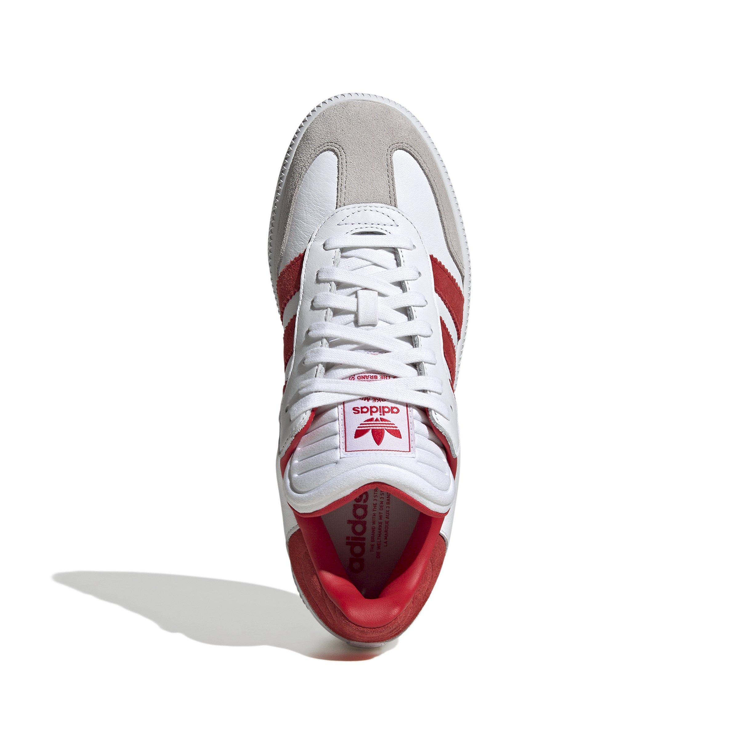 adidas Originals Samba XLG Men's "Ftwr White/Better Scarlet/Clear Granite" Shoe