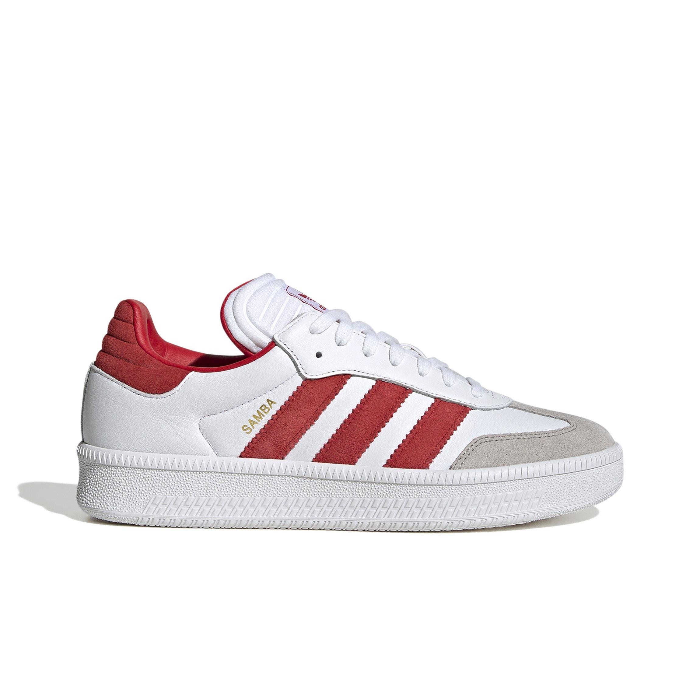 adidas Originals Samba XLG "Ftwr White/Better Scarlet/Clear Granite" Men's Shoe - WHITE/RED