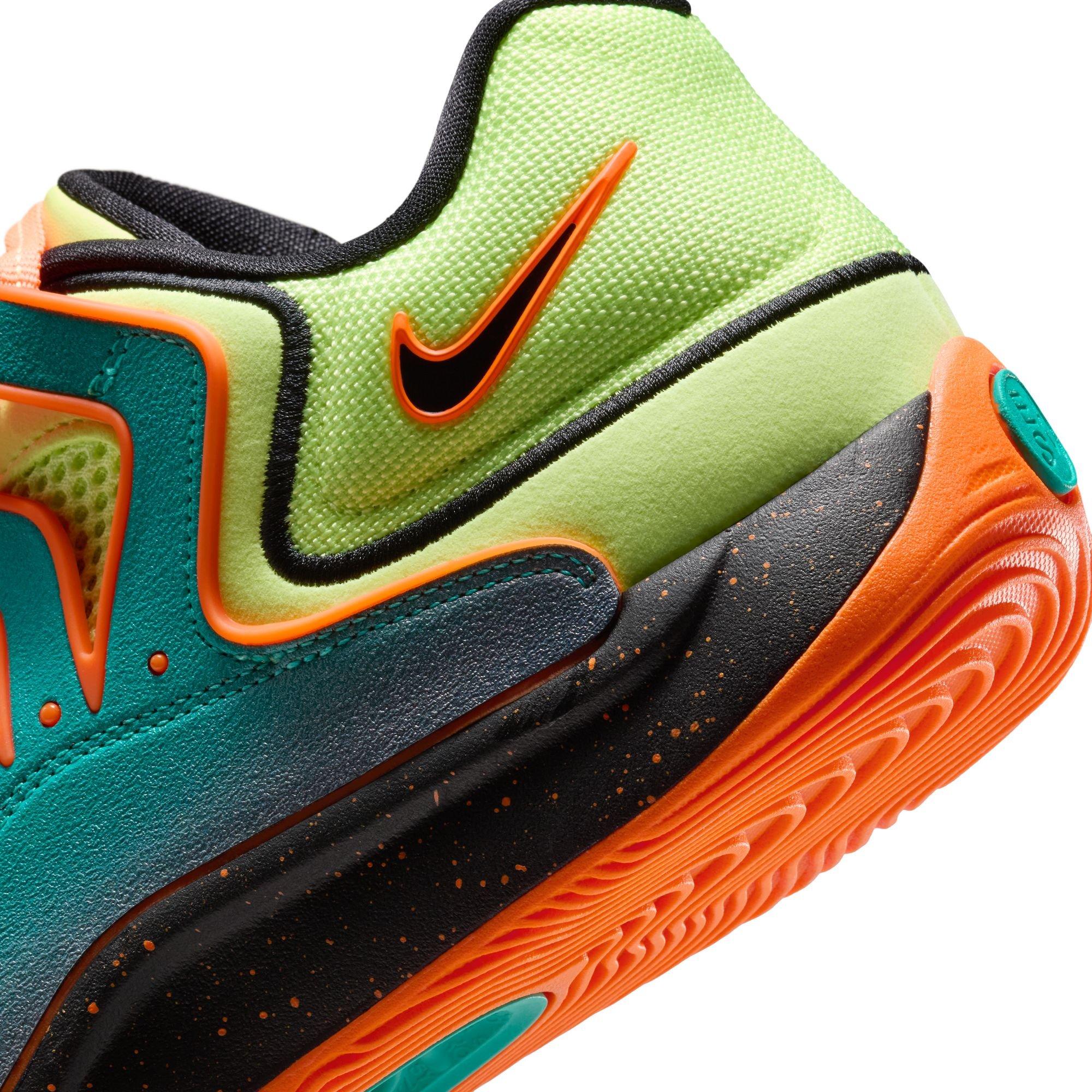 Nike KD18 "New Timeline" Men's Basketball Shoe - CLEAR JADE/BLACK/LIQUID LIME Thumbnail View 5