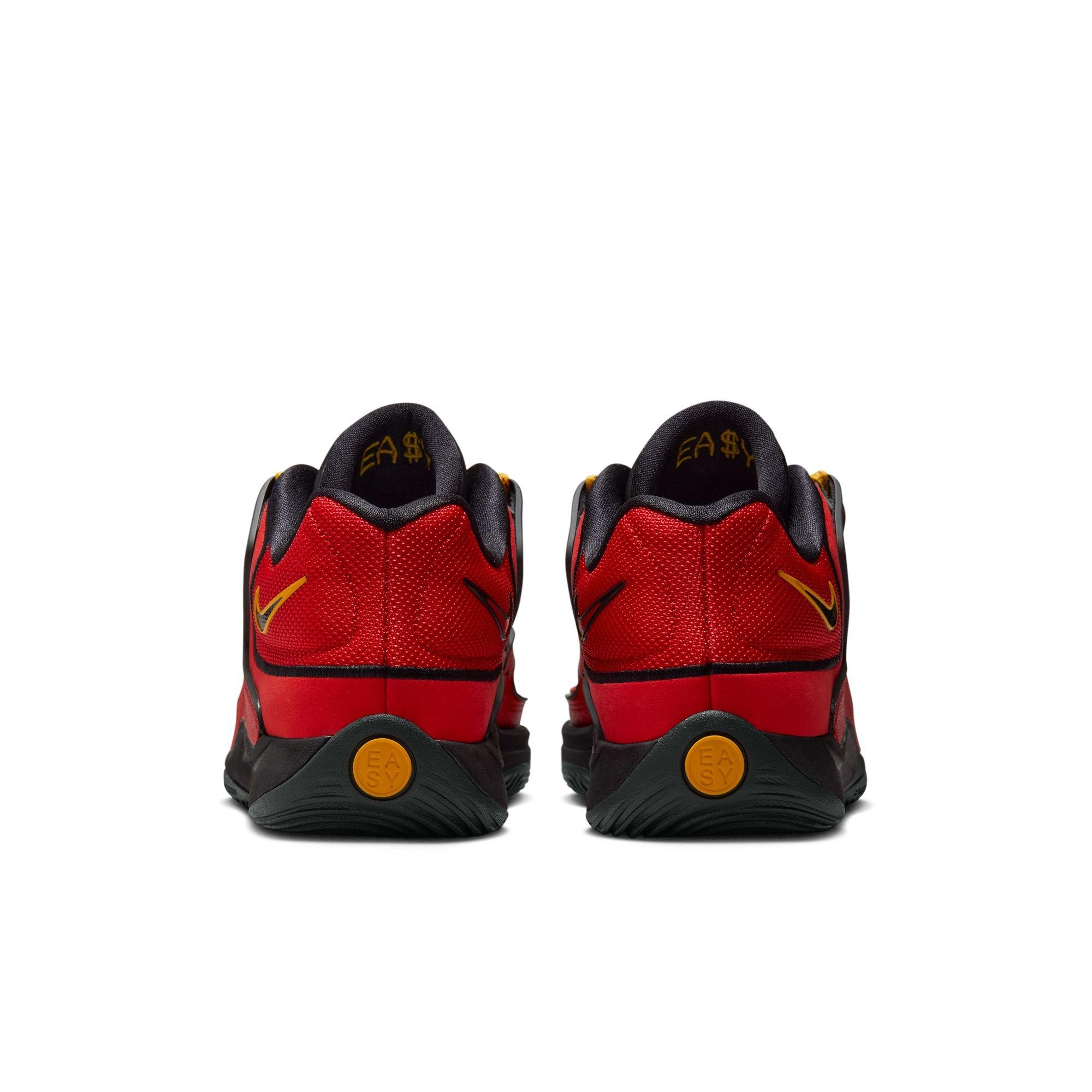 Nike KD18 &ldquo;DMV Drive&rdquo; Men's Basketball Shoe - FIRE RED/BLACK/AMARILLO Thumbnail View 9