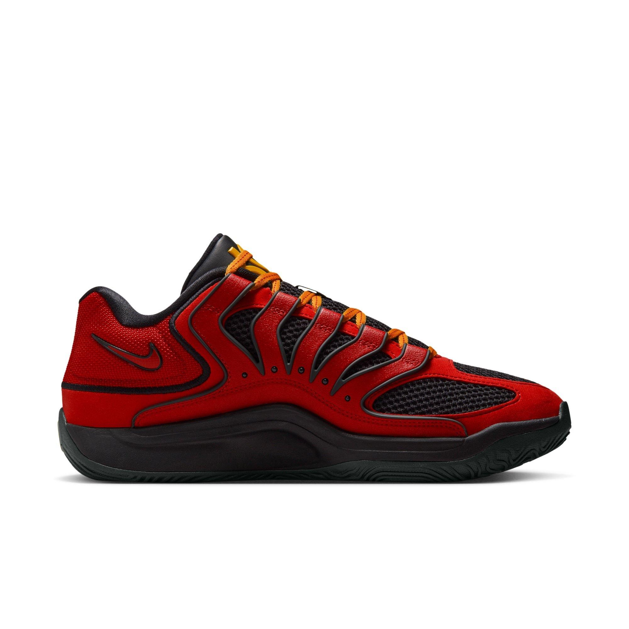 Nike KD18 &ldquo;DMV Drive&rdquo; Men's Basketball Shoe - FIRE RED/BLACK/AMARILLO Thumbnail View 2