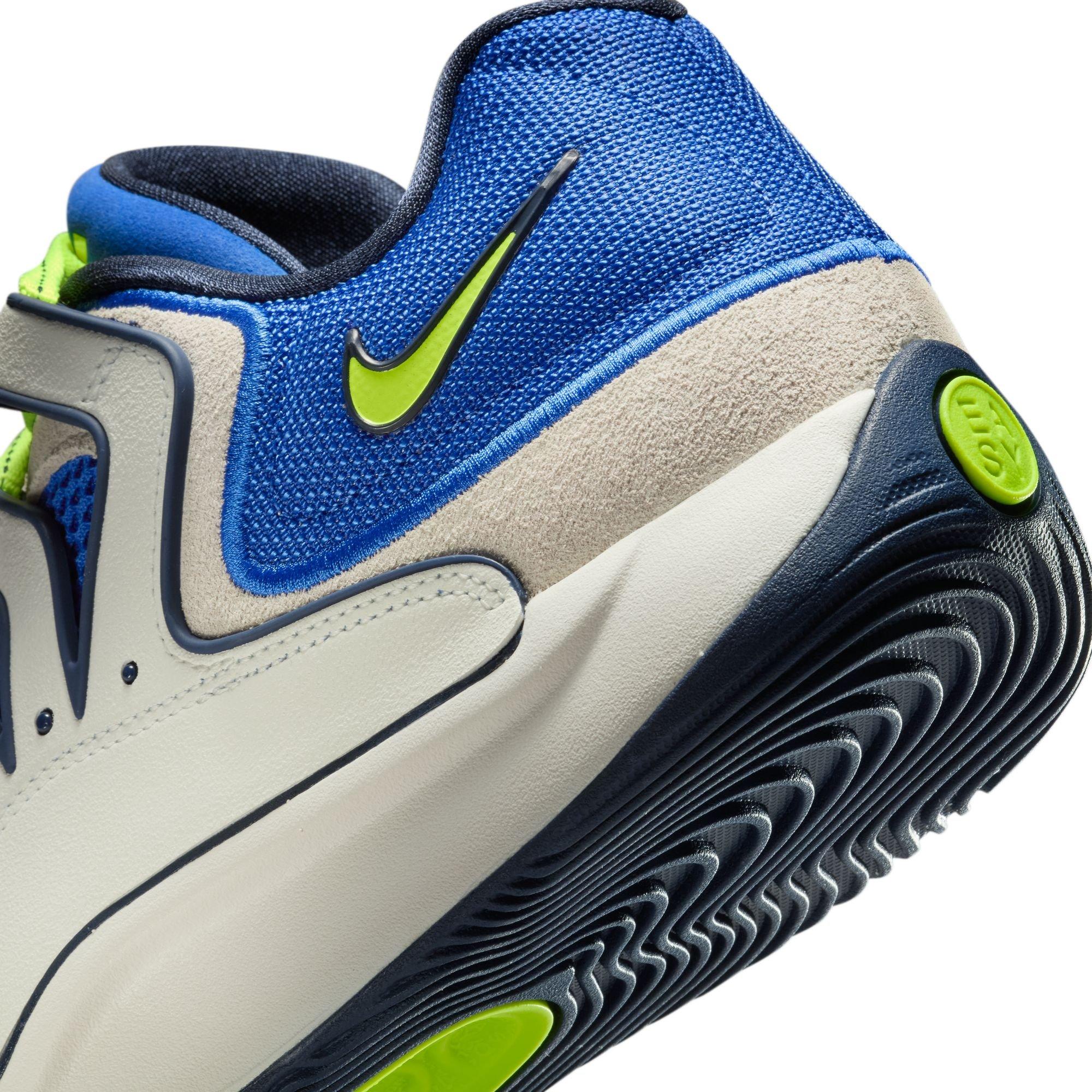 Nike KD18 "Smart City" Men's Basketball Shoe - HYPER ROYAL/NEON YELLOW/SAIL Thumbnail View 5