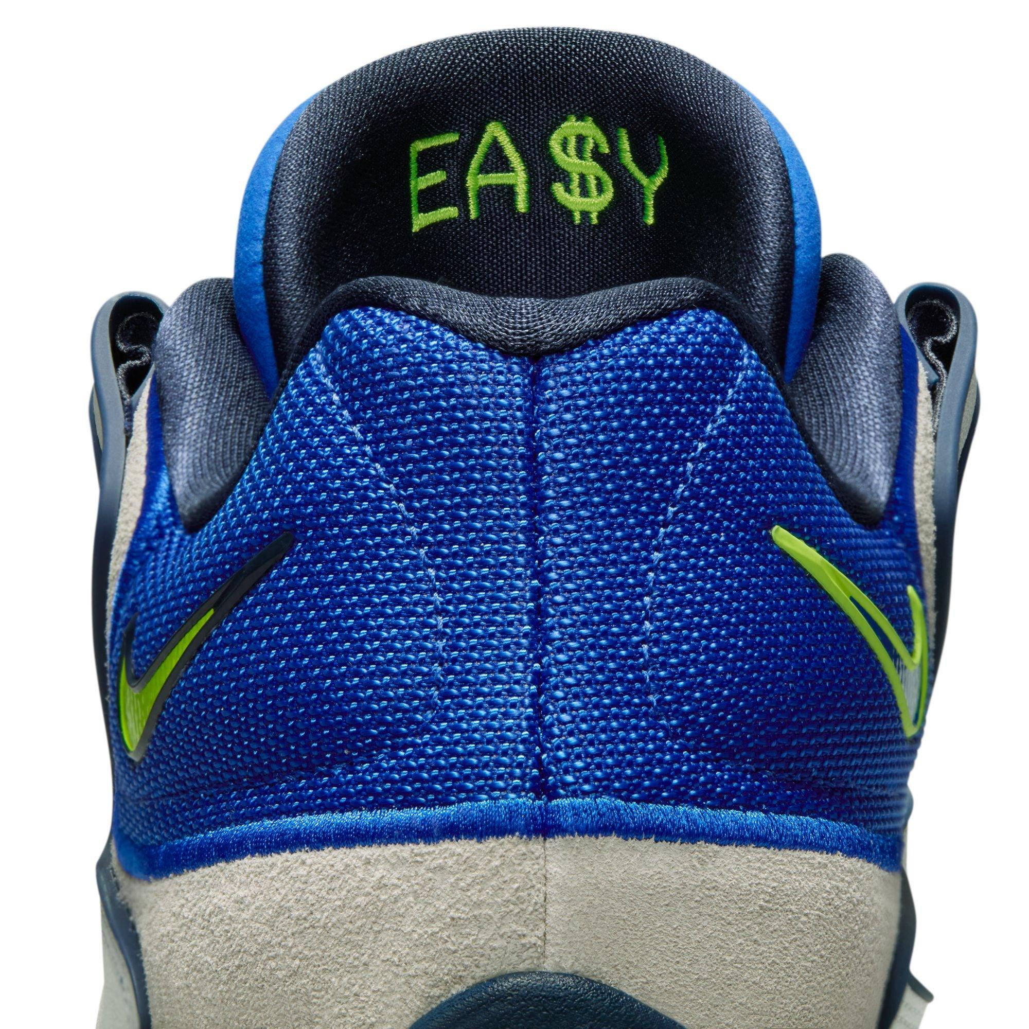 Nike KD18 "Smart City" Men's Basketball Shoe - HYPER ROYAL/NEON YELLOW/SAIL Thumbnail View 6