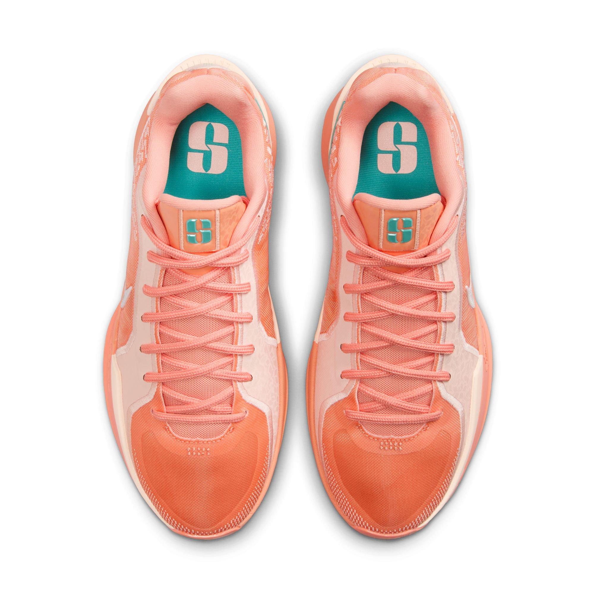 Nike Sabrina 2 "Activate" Basketball Shoe - APRICOT AGATE/LIGHT BONE/WASHED CORAL Thumbnail View 9