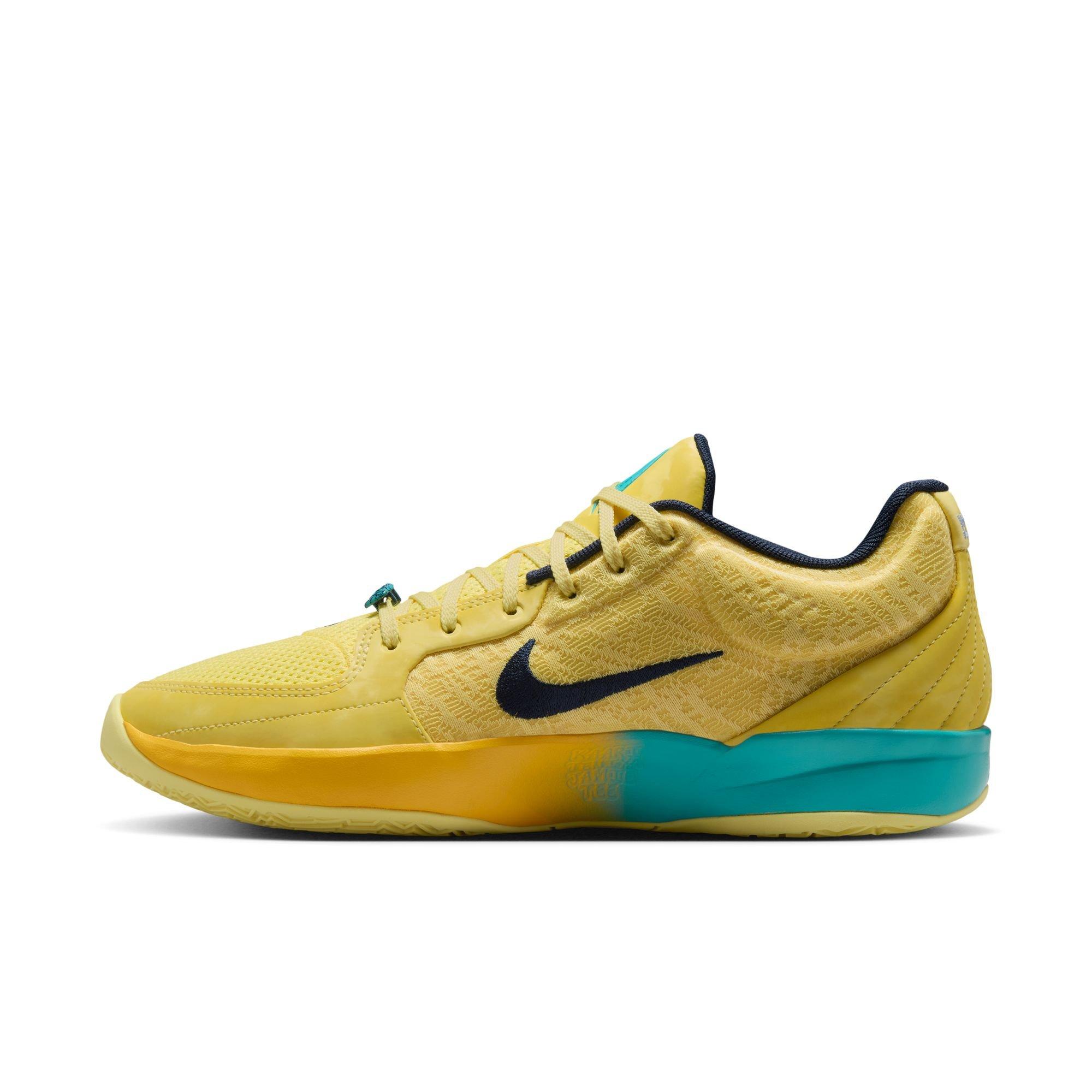 Nike Ja 2 "Out My Body" Men's Basketball Shoe - SOFT YELLOW/OBSIDIAN/UNIVERSITY GOLD Thumbnail View 9
