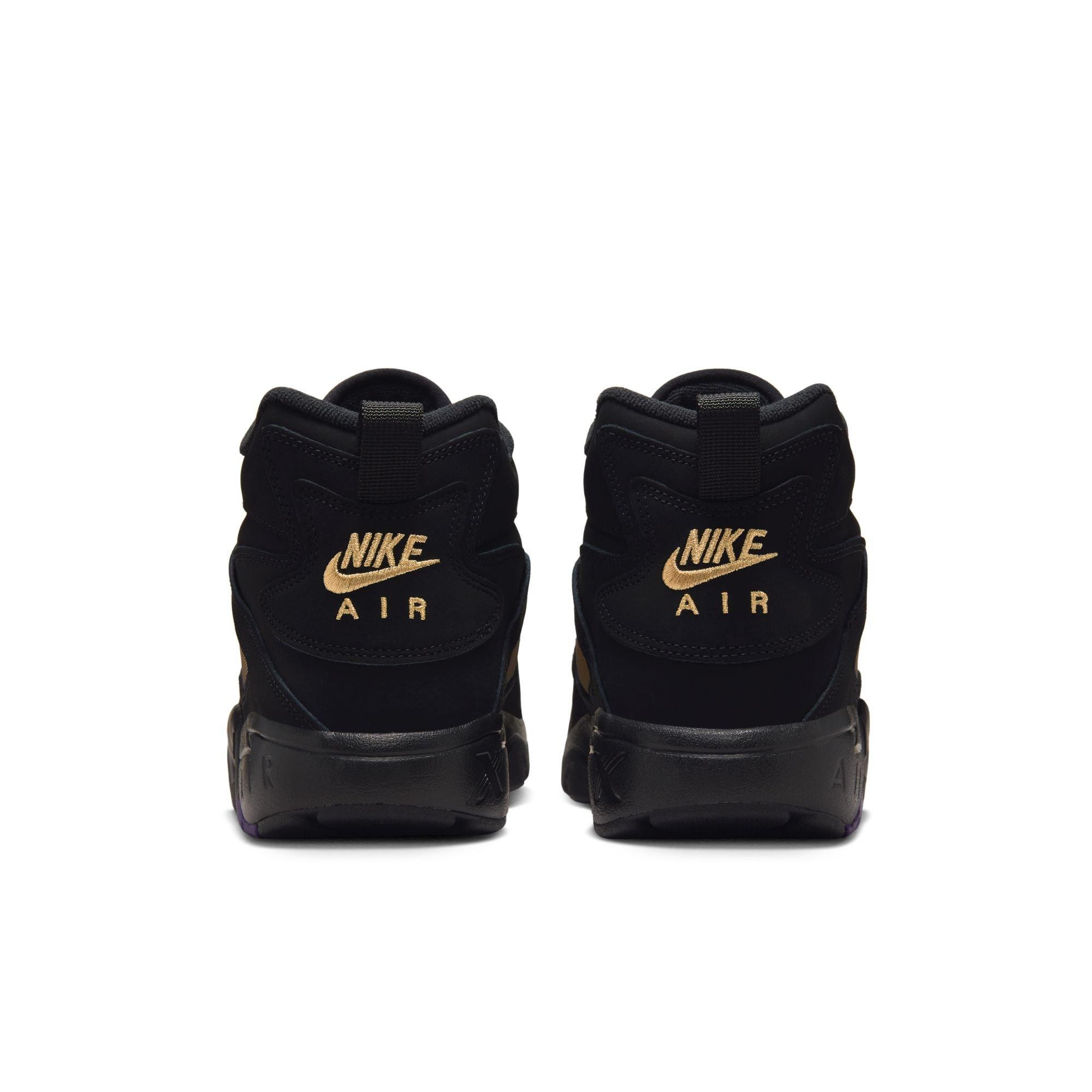 Nike Air Diamond Turf "Ravens" Men's Shoe - BLACK/WHITE/CLUB PURPLE Thumbnail View 8