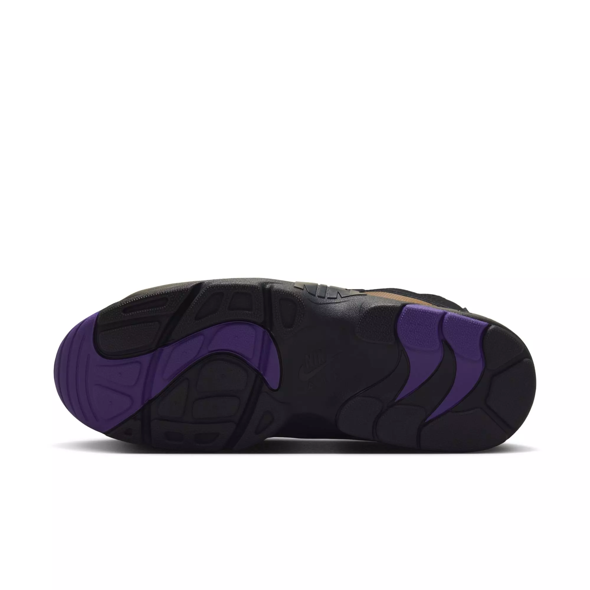 Nike Air Diamond Turf "Ravens" Men's Shoe - BLACK/WHITE/CLUB PURPLE