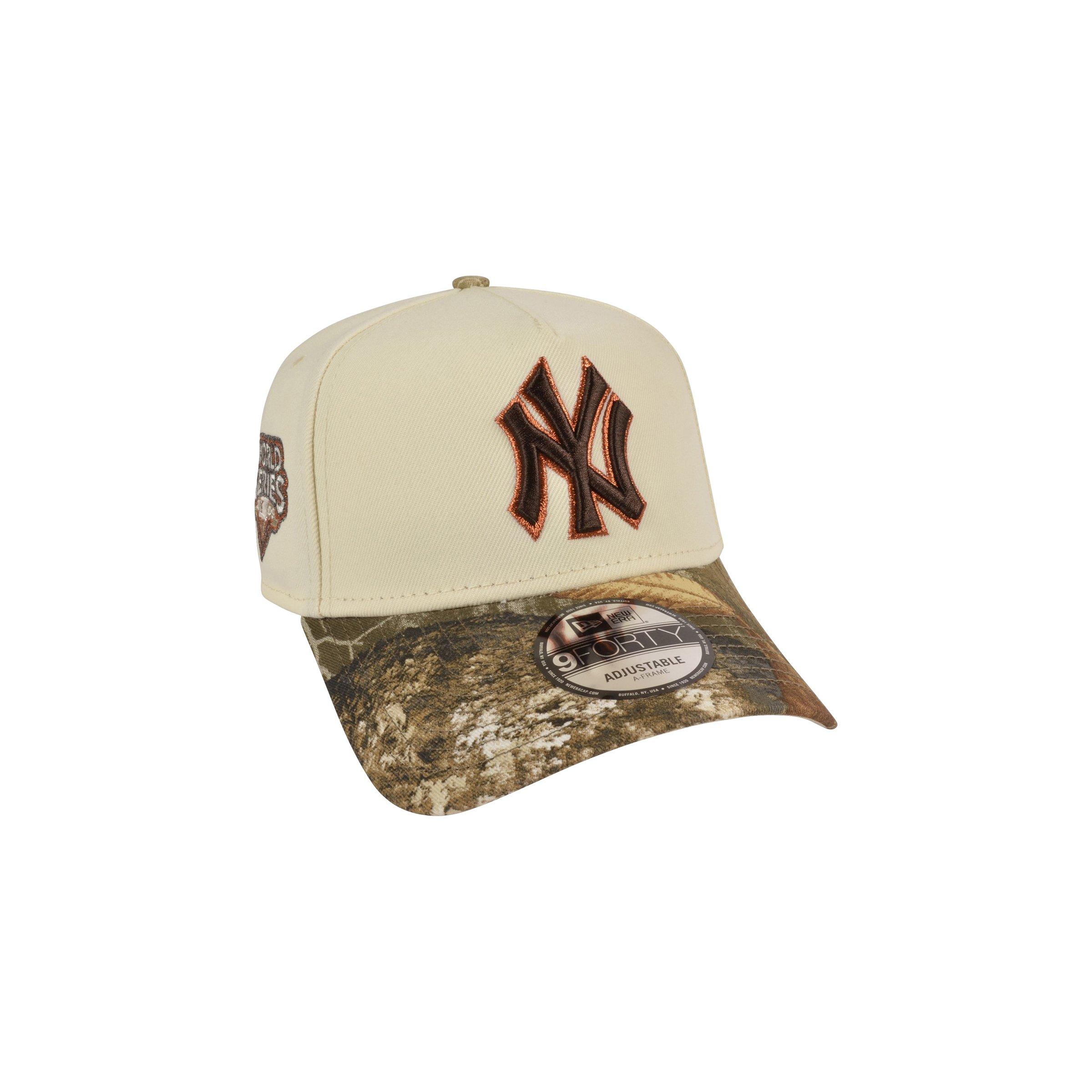 New Era New York Yankees 9FORTY A-Frame 2009 World Series Snapback-Chrome/Real Tree