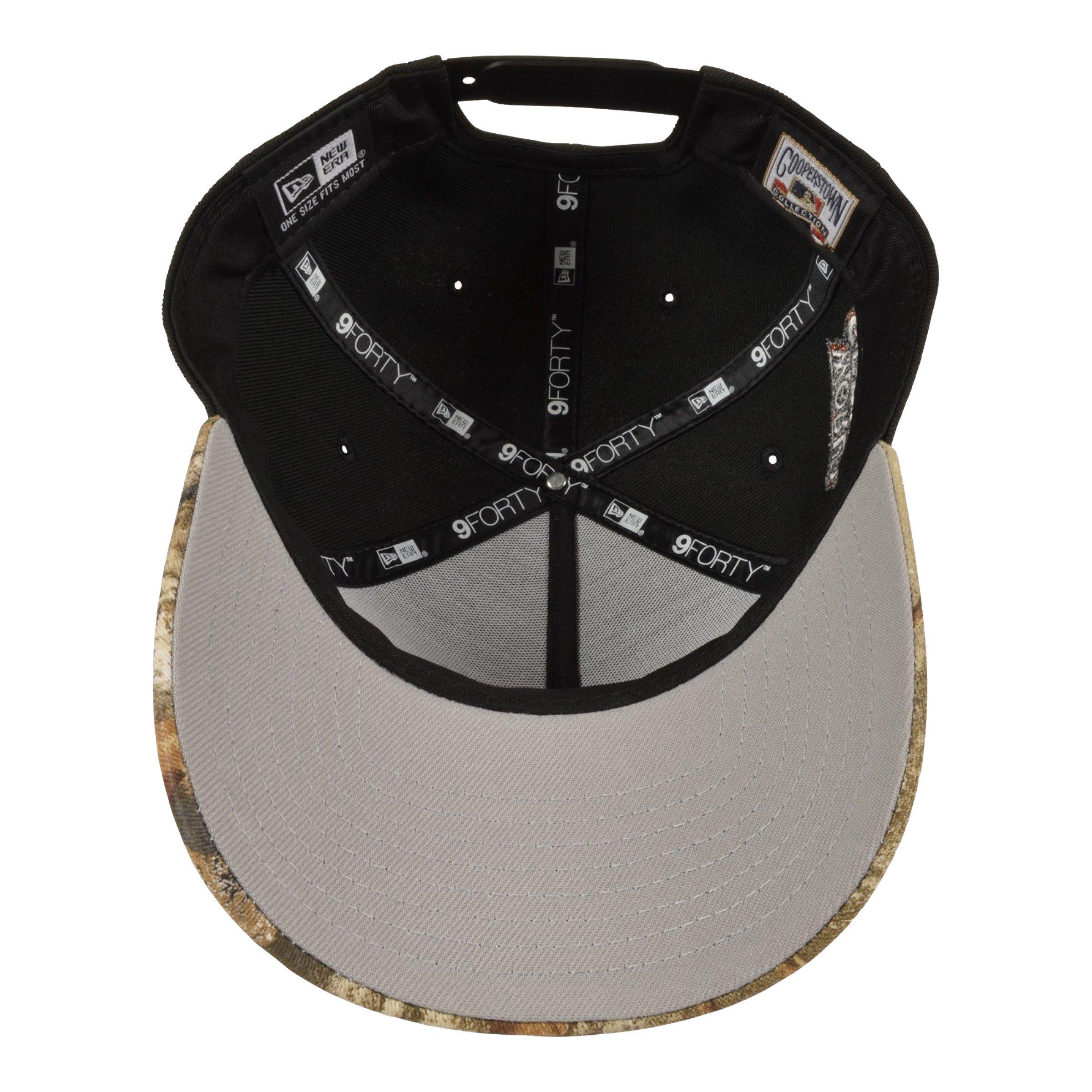 New Era New York Yankees 9FORTY A-Frame 2009 World Series Snapback-Black/Real Tree