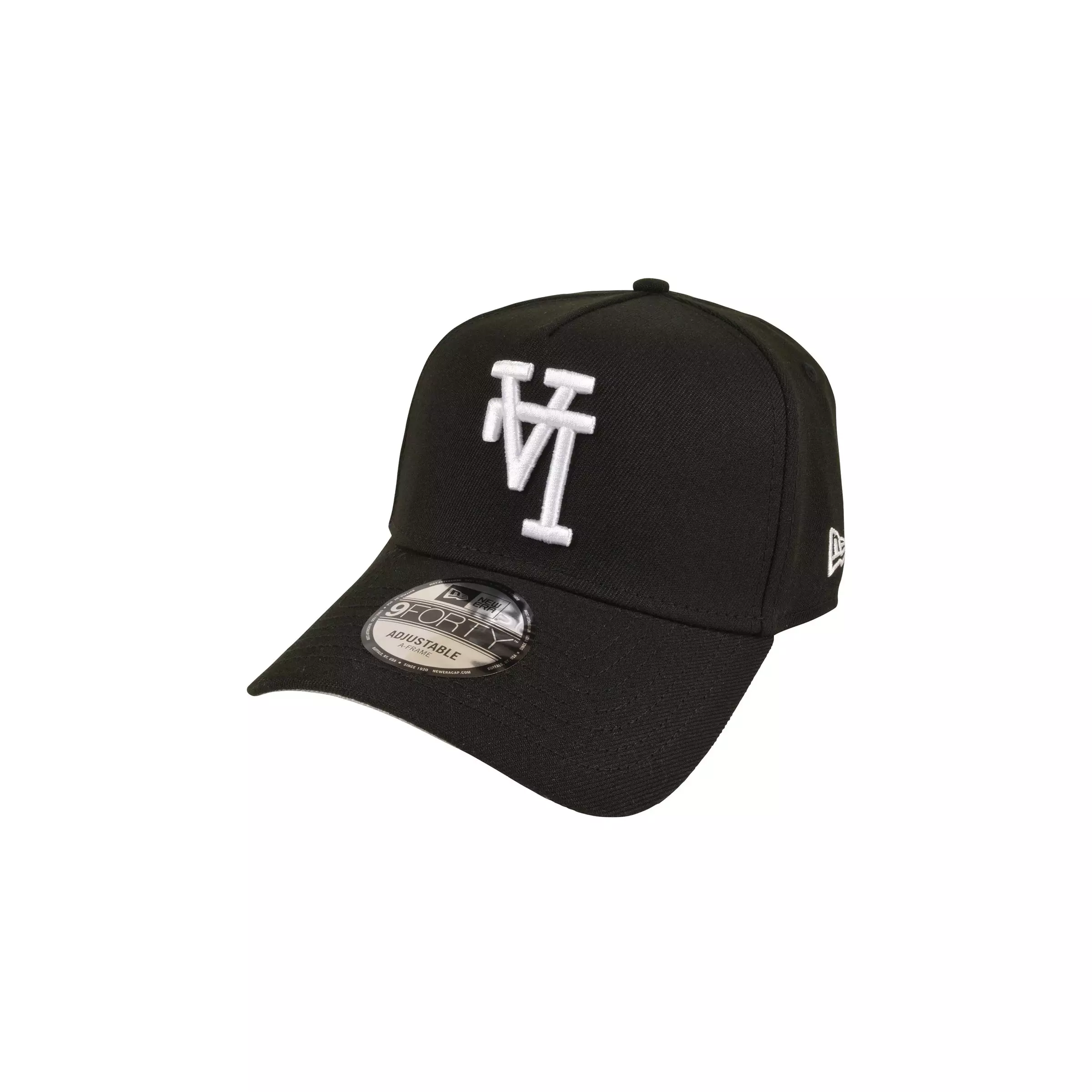 New Era Las Angeles Dodgers 9FORTY A Frame Upside Down Logo Snapback-Black - BLACK