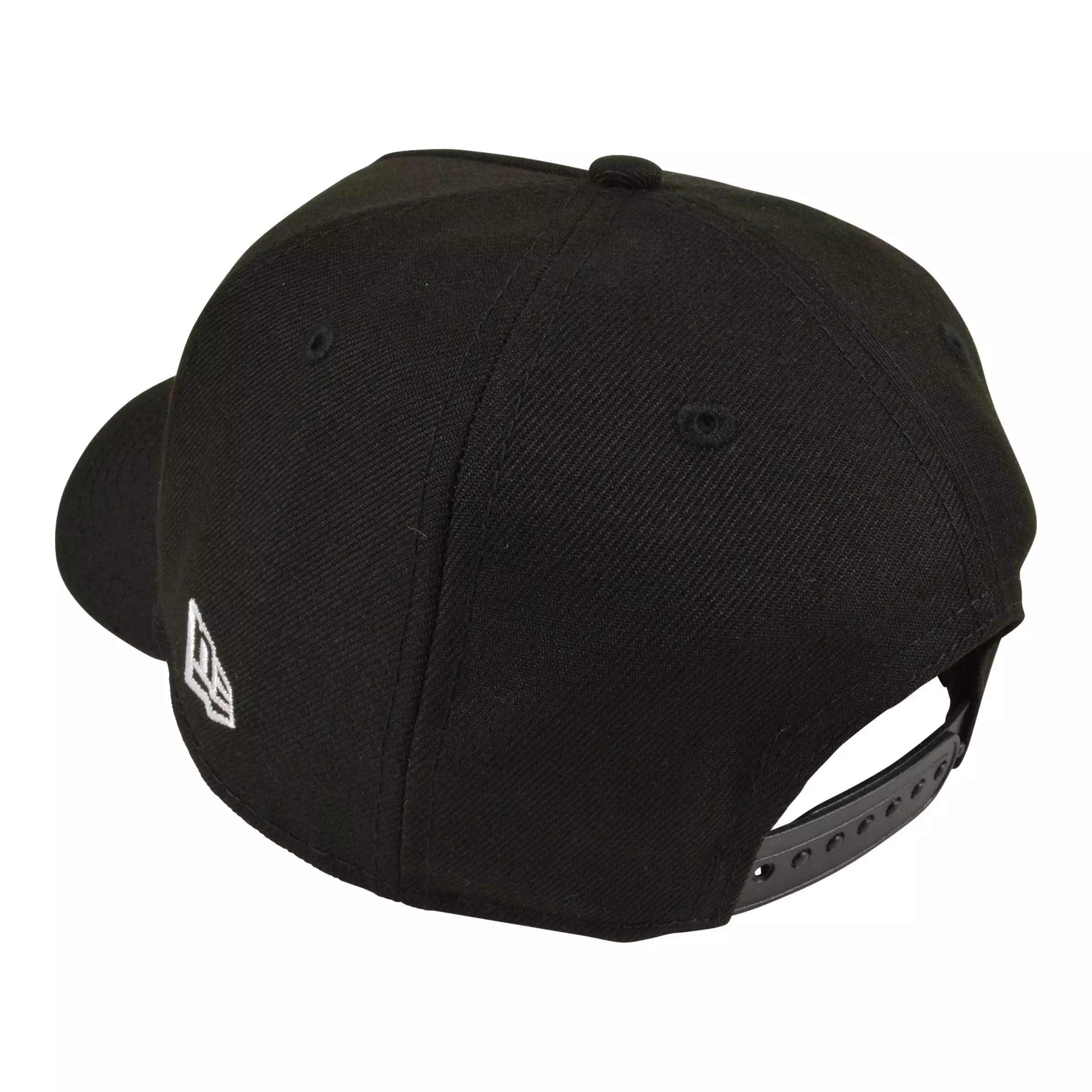 New Era Las Angeles Dodgers 9FORTY A Frame Upside Down Logo Snapback Hat-Black - BLACK